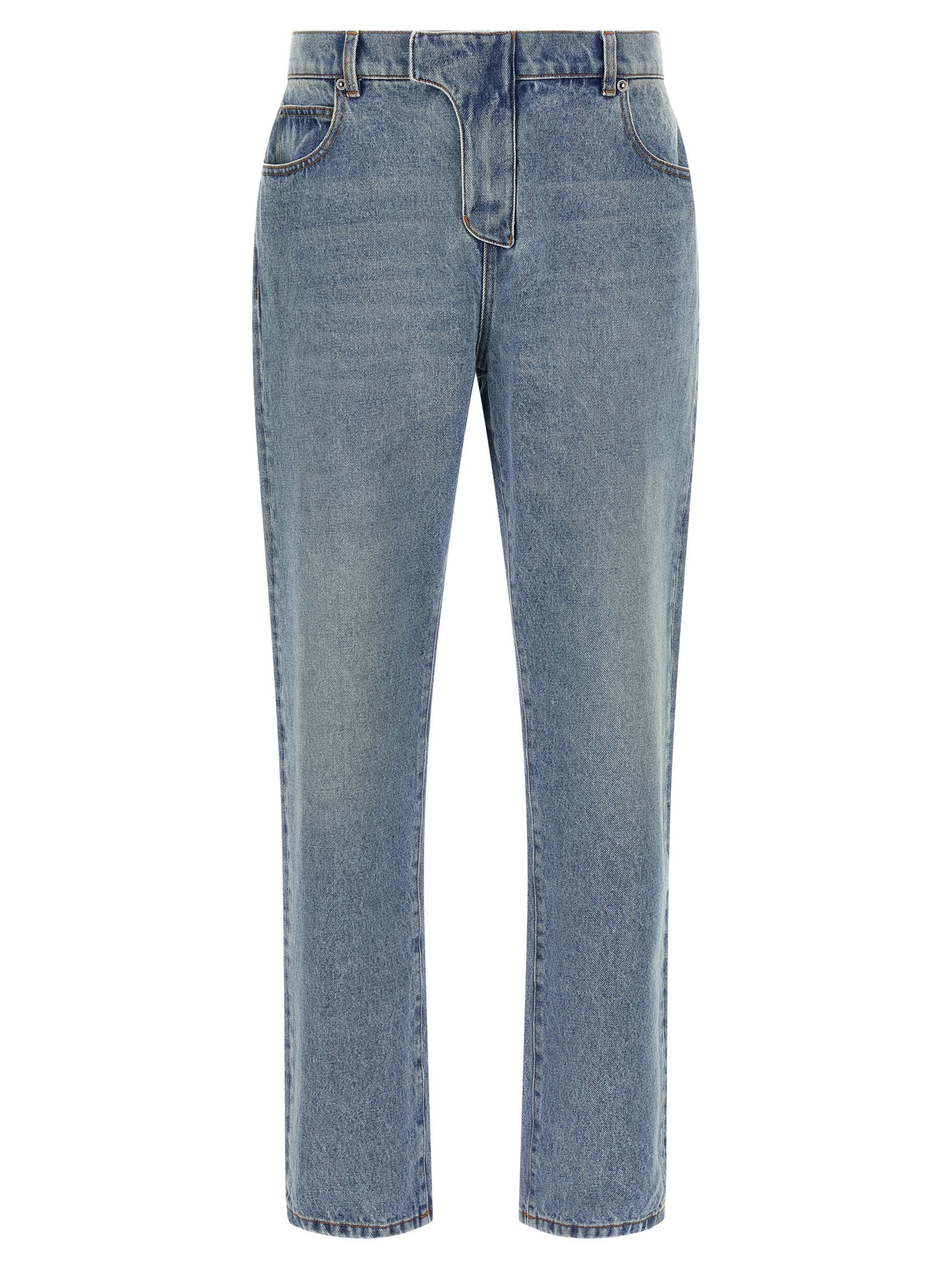 Balmain Denim Jeans In Blue
