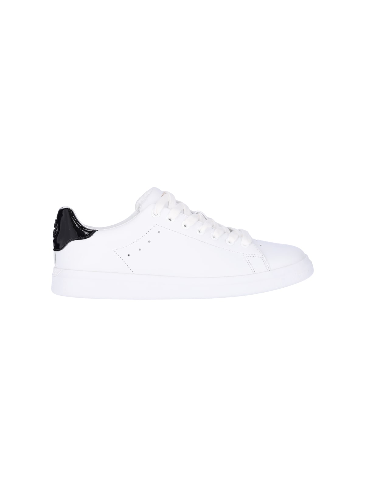Tory Burch Leather Sneakers In White