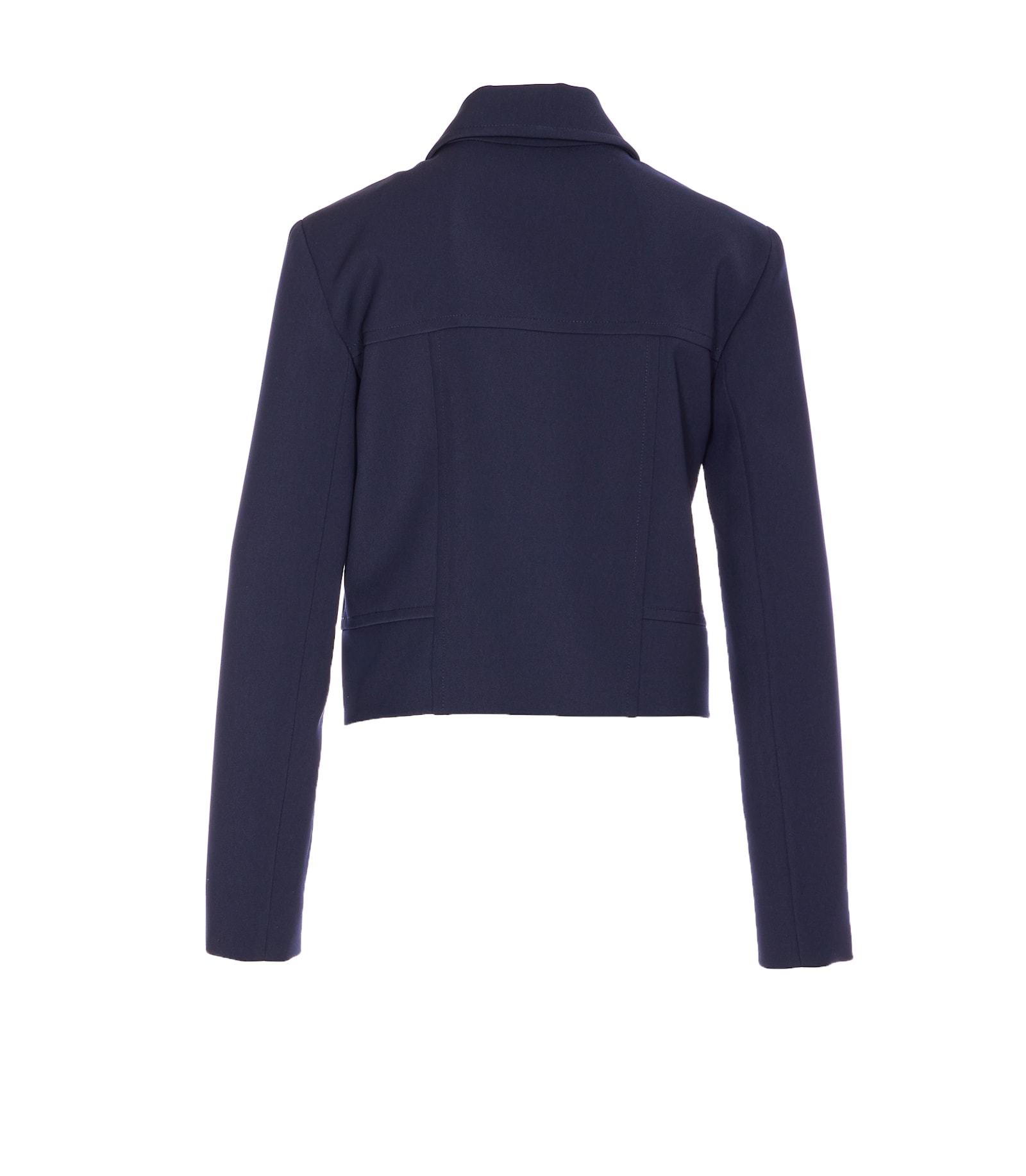 Patrizia Pepe Cropped Jacket In Black