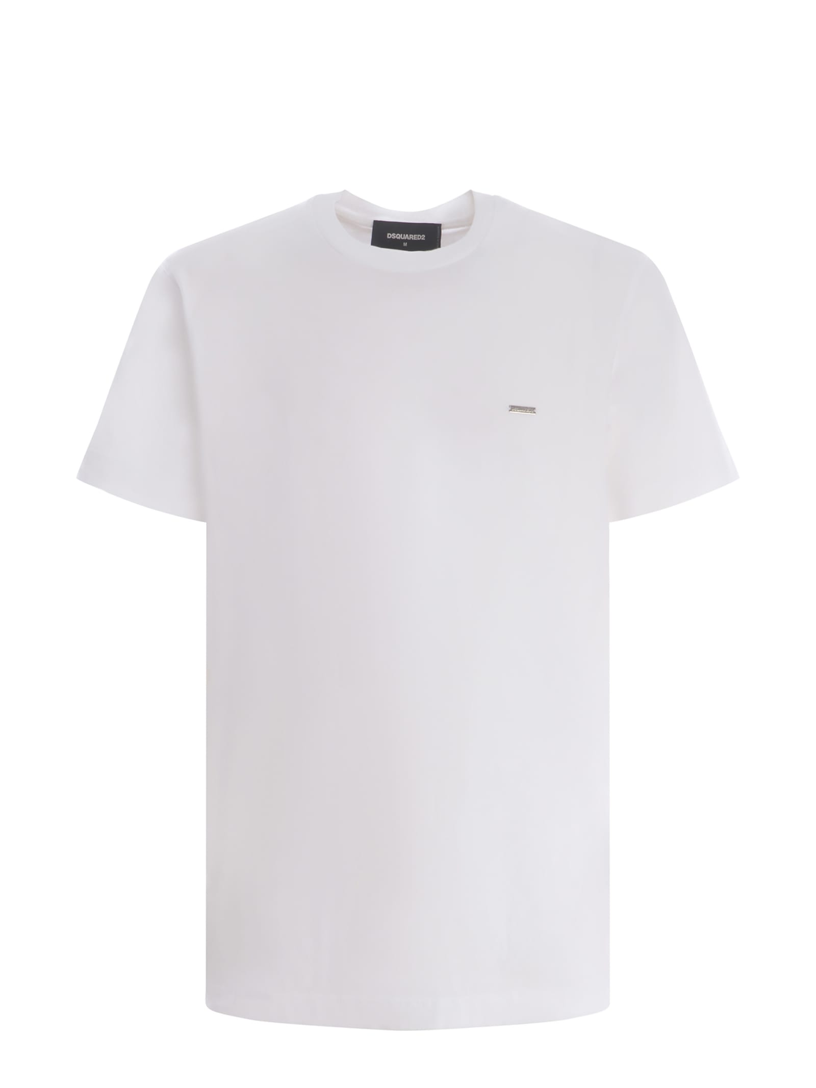 Shop Dsquared2 T-shirt Dsquared Made Of Cotton In Bianco
