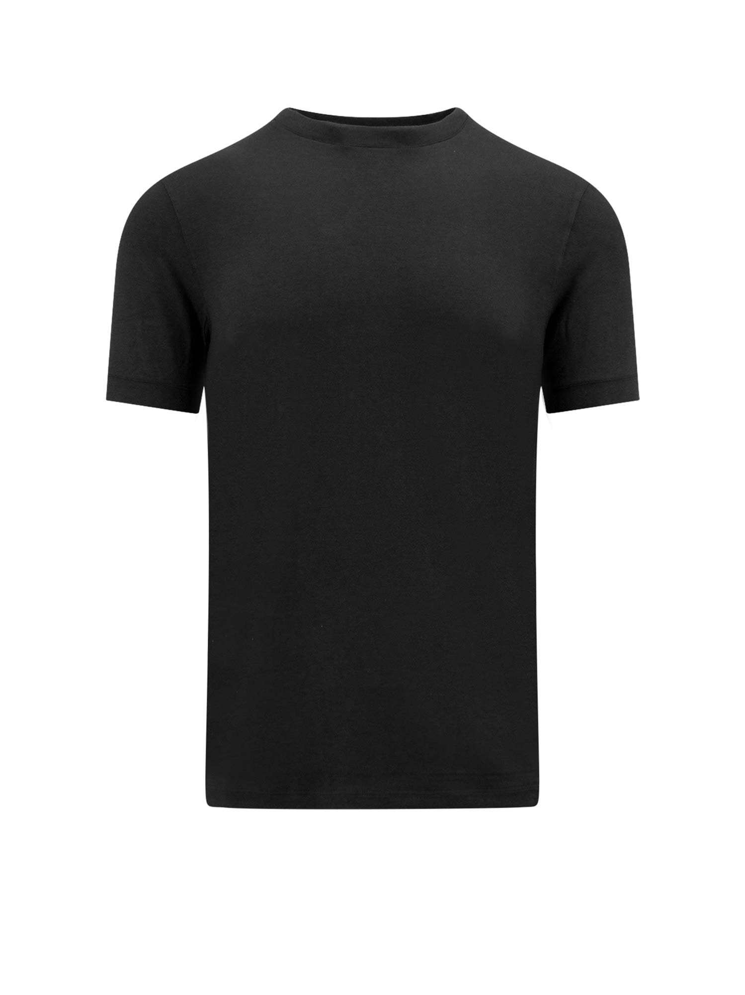 Shop Giorgio Armani T-shirt In Black