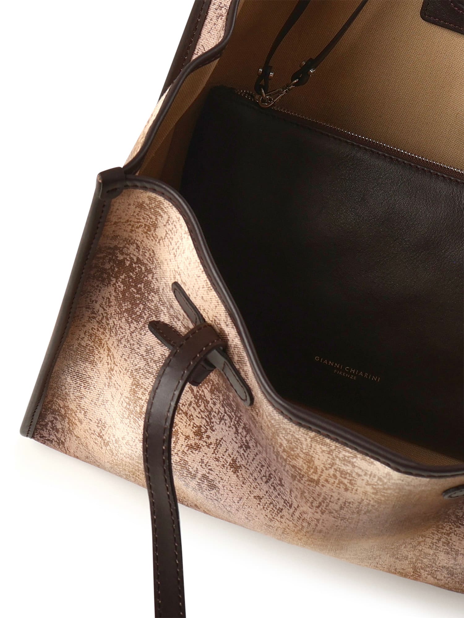 Gianni Chiarini Marcella Shopping Bag In Brown