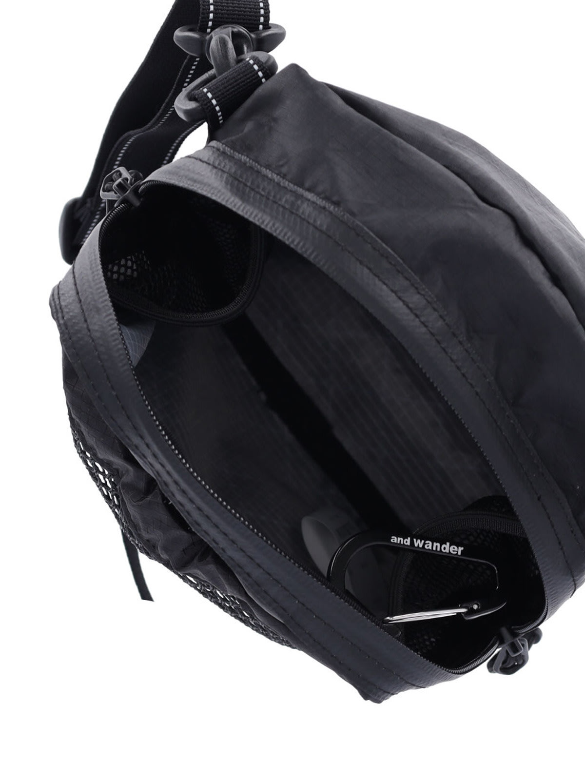 And Wander Ecopack Crossbody Pouch Bag In Black