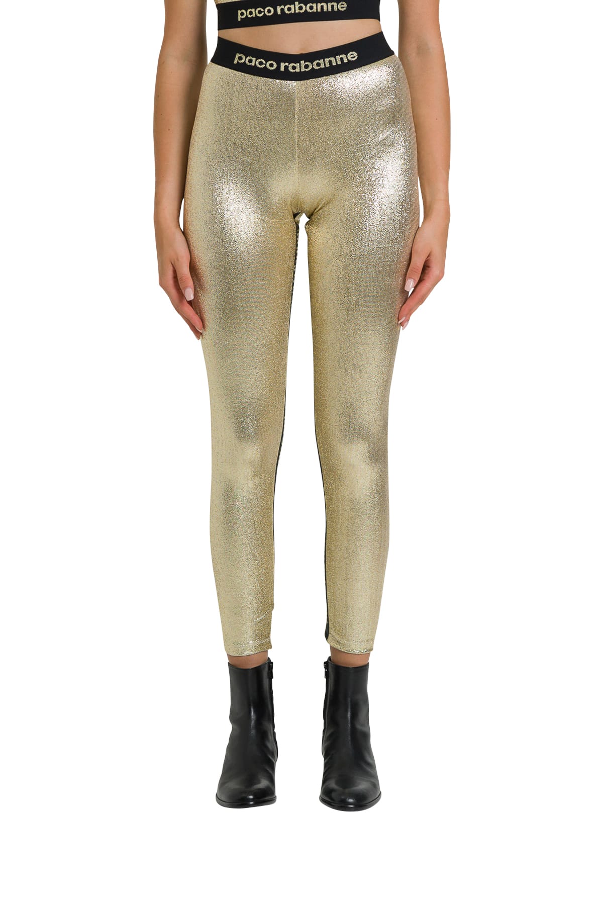 Leggings With Gold Zipper  International Society of Precision