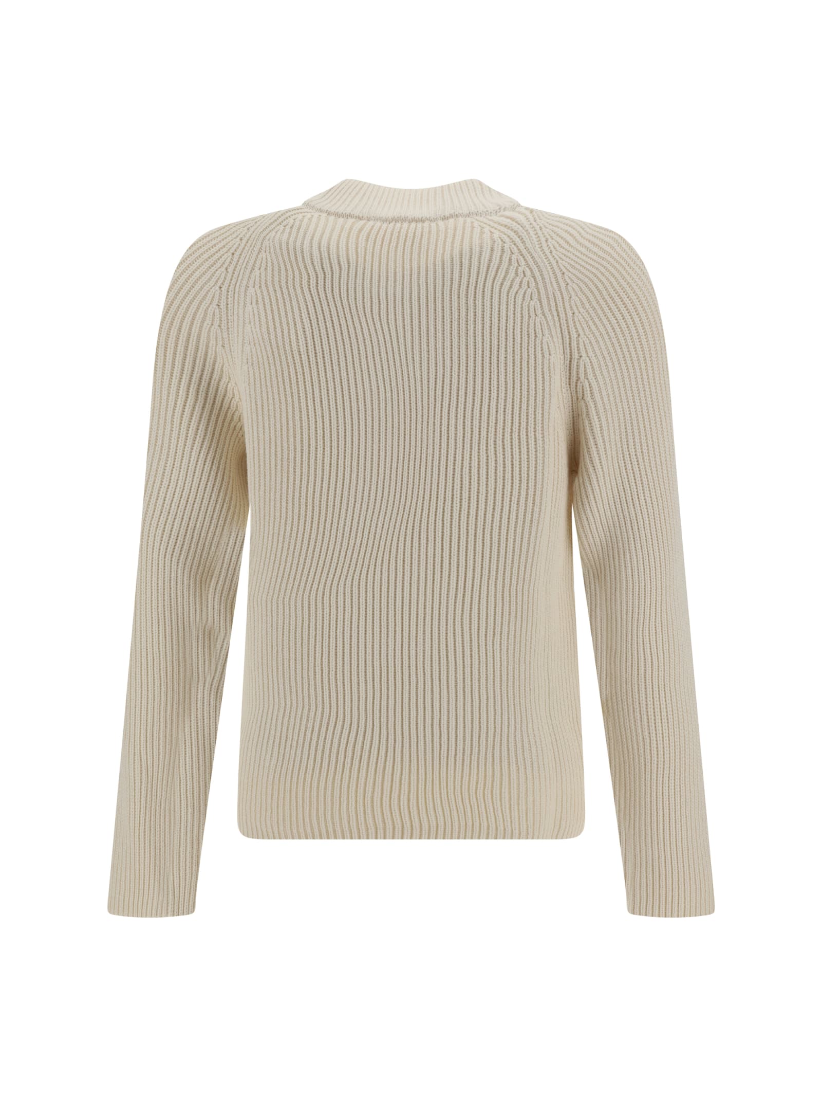 Shop Ami Alexandre Mattiussi Sweater In White
