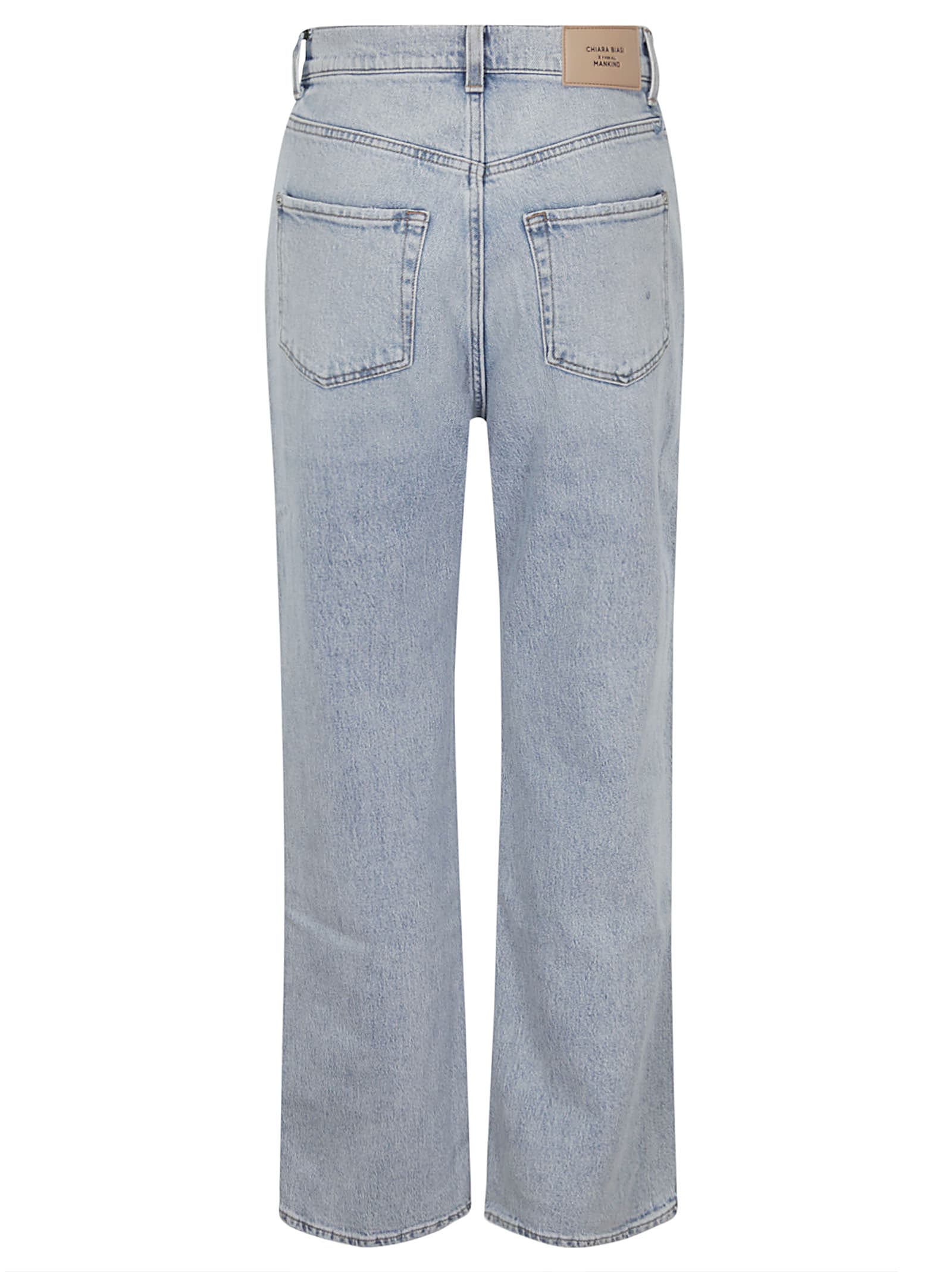 Shop 7 For All Mankind Relaxed Trouser Arctic In Light Blue