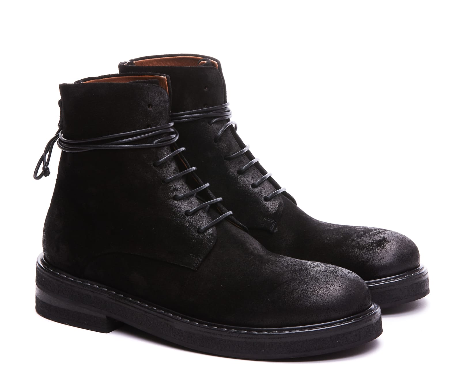 Shop Marsèll Parrucca Lace Up Boots In Black