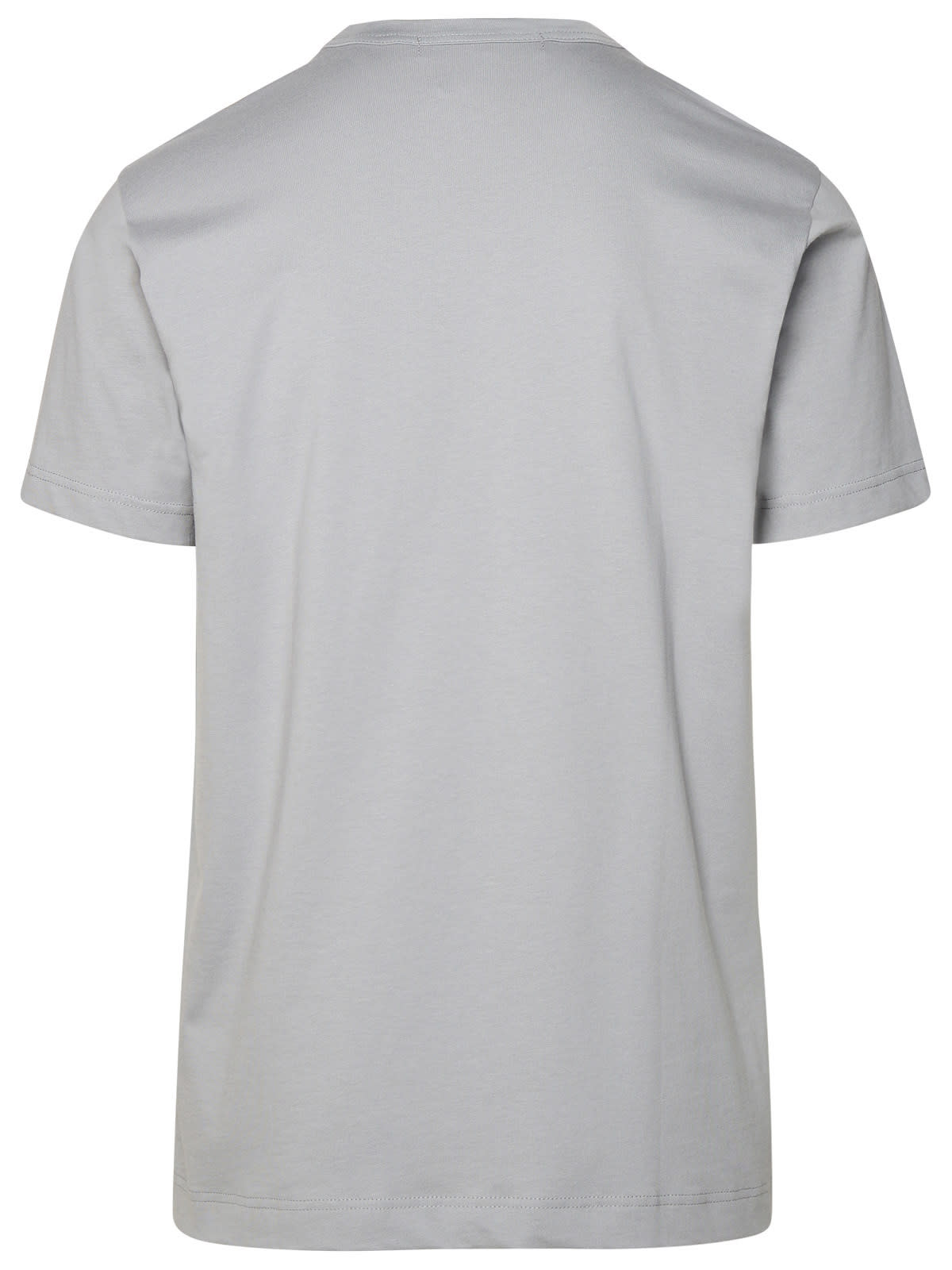 Shop Comme Des Garçons Shirt Gray Cotton T-shirt In Grey