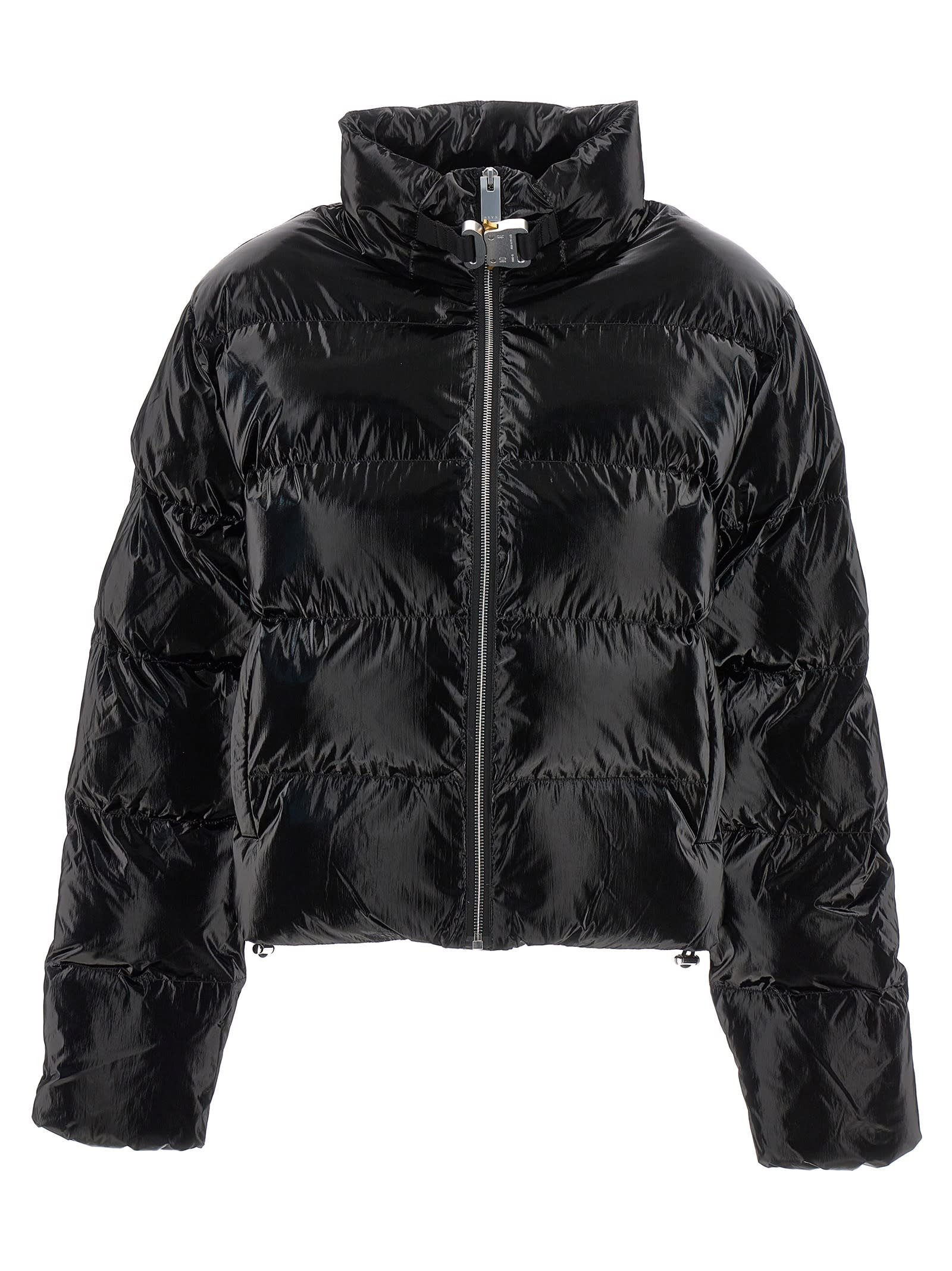 Shop Alyx Nightrider Down Jacket In Black
