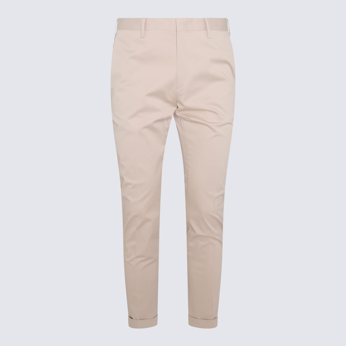 Shop Paul Smith Beige Cotton Blend Trousers In Sand
