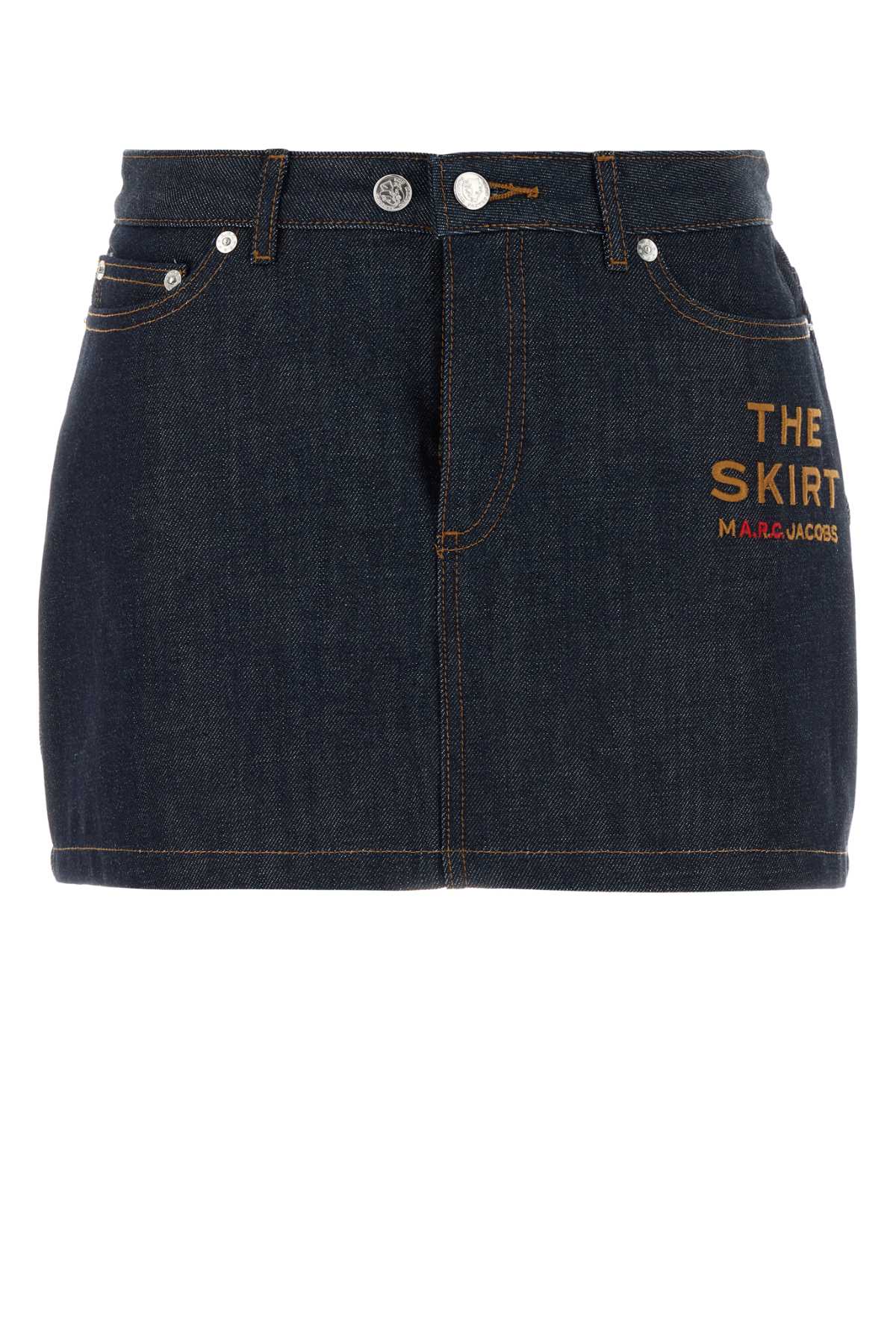 Apc A.p.c. Denim A.p.c. X Marc Jacobs Mini Skirt In Blue