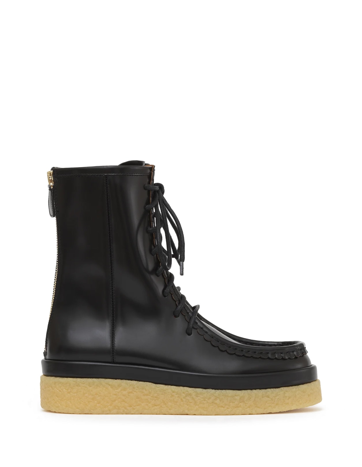 Chloé Woman Jamie Medium Ankle Boot In Black Leather