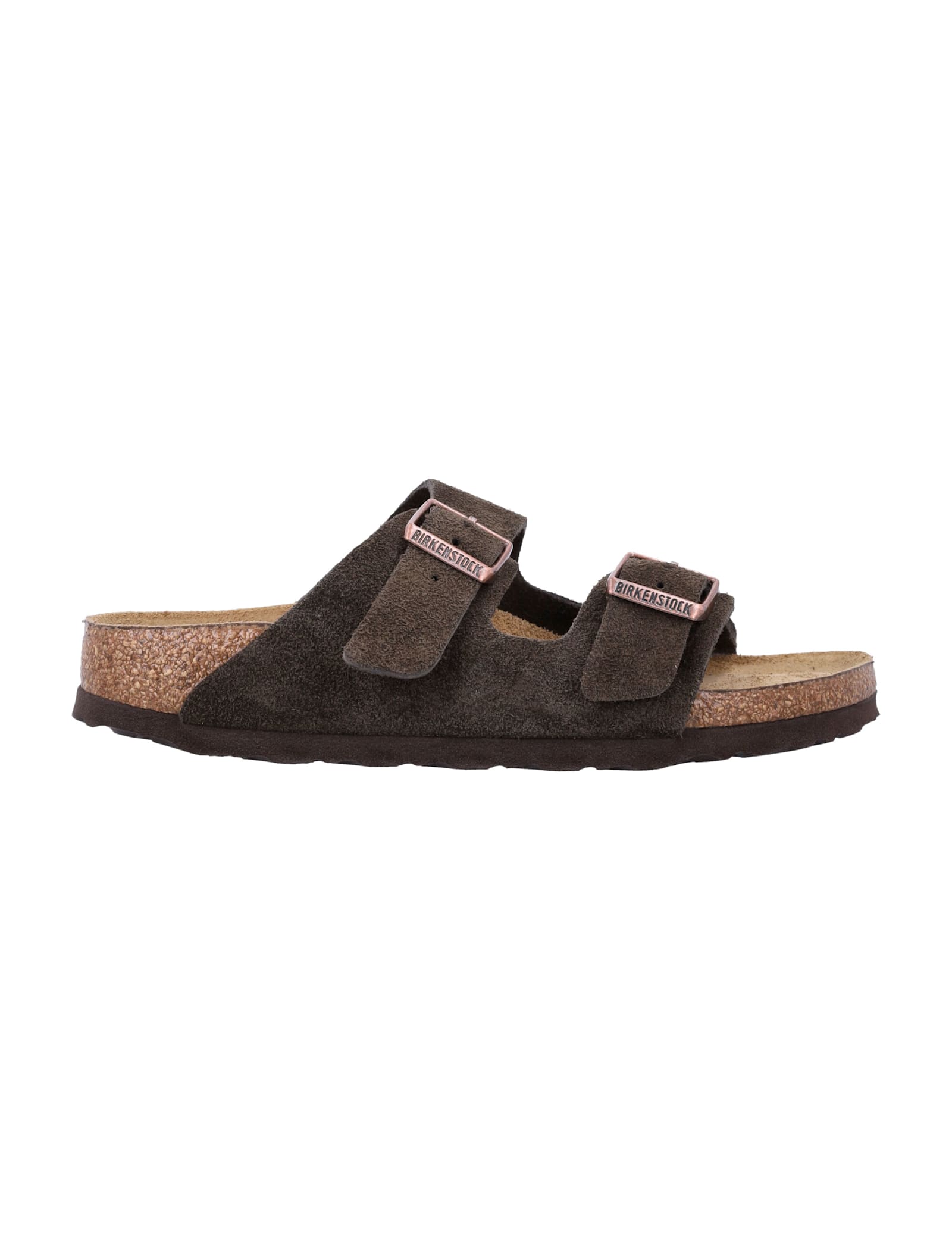 Birkenstock Suede Arizona Sandals Mocha Brown In Brown