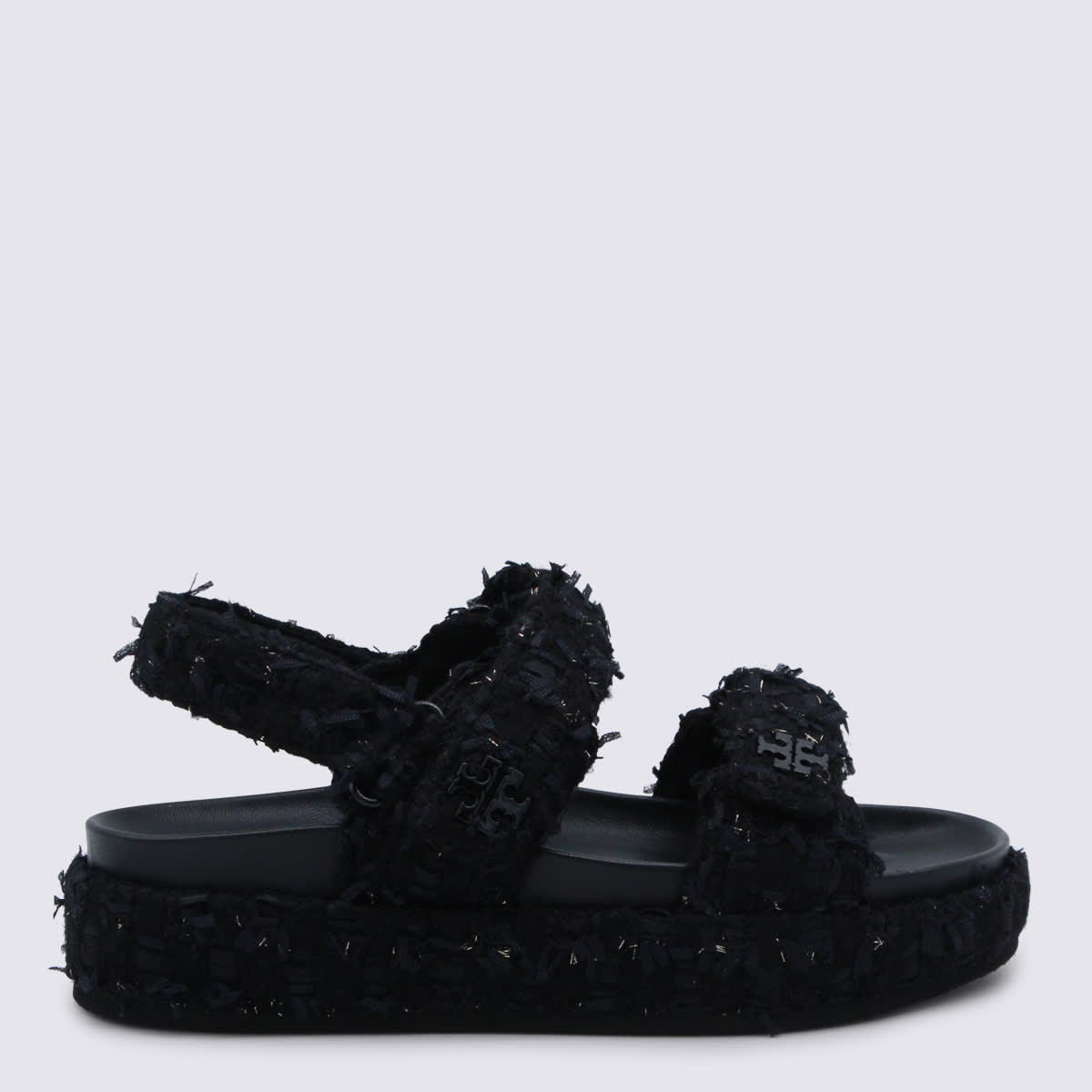 Tory Burch Dark Navy Sandals In Black