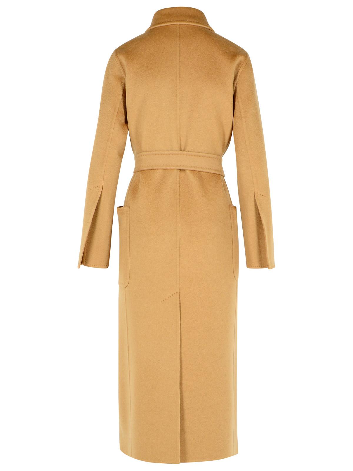 Max Mara Cashmere Coat With Belted Waist And Long Length