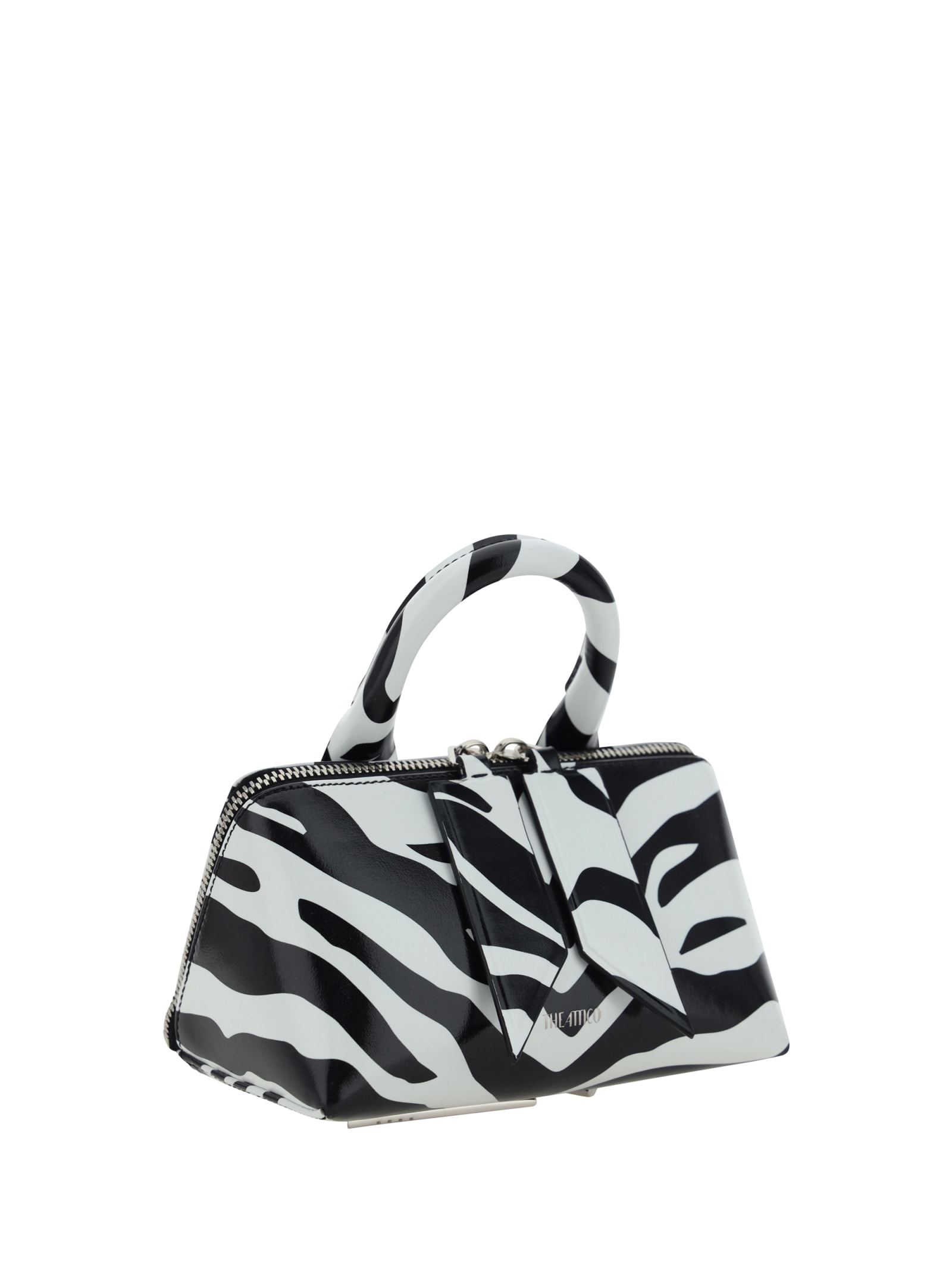 Shop Attico Friday Handbag In White