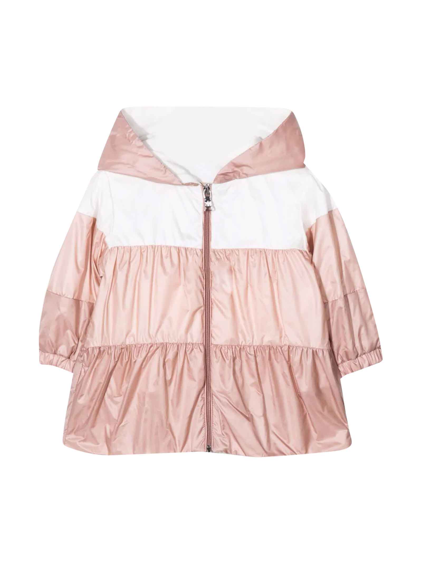Pink Moncler Enfant Girls Jacket