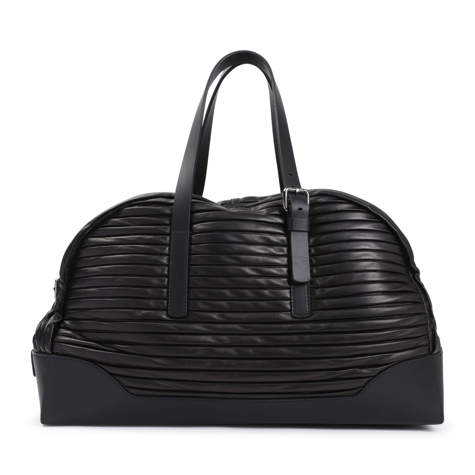 Shop Giorgio Armani Duffle Bag In Nero