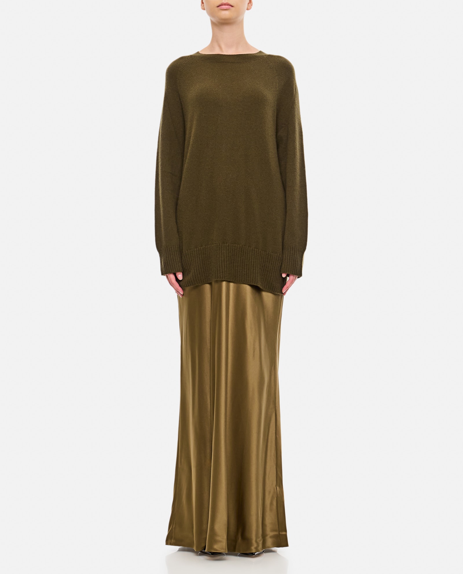 Monument Cashmere And Silk Long Dress