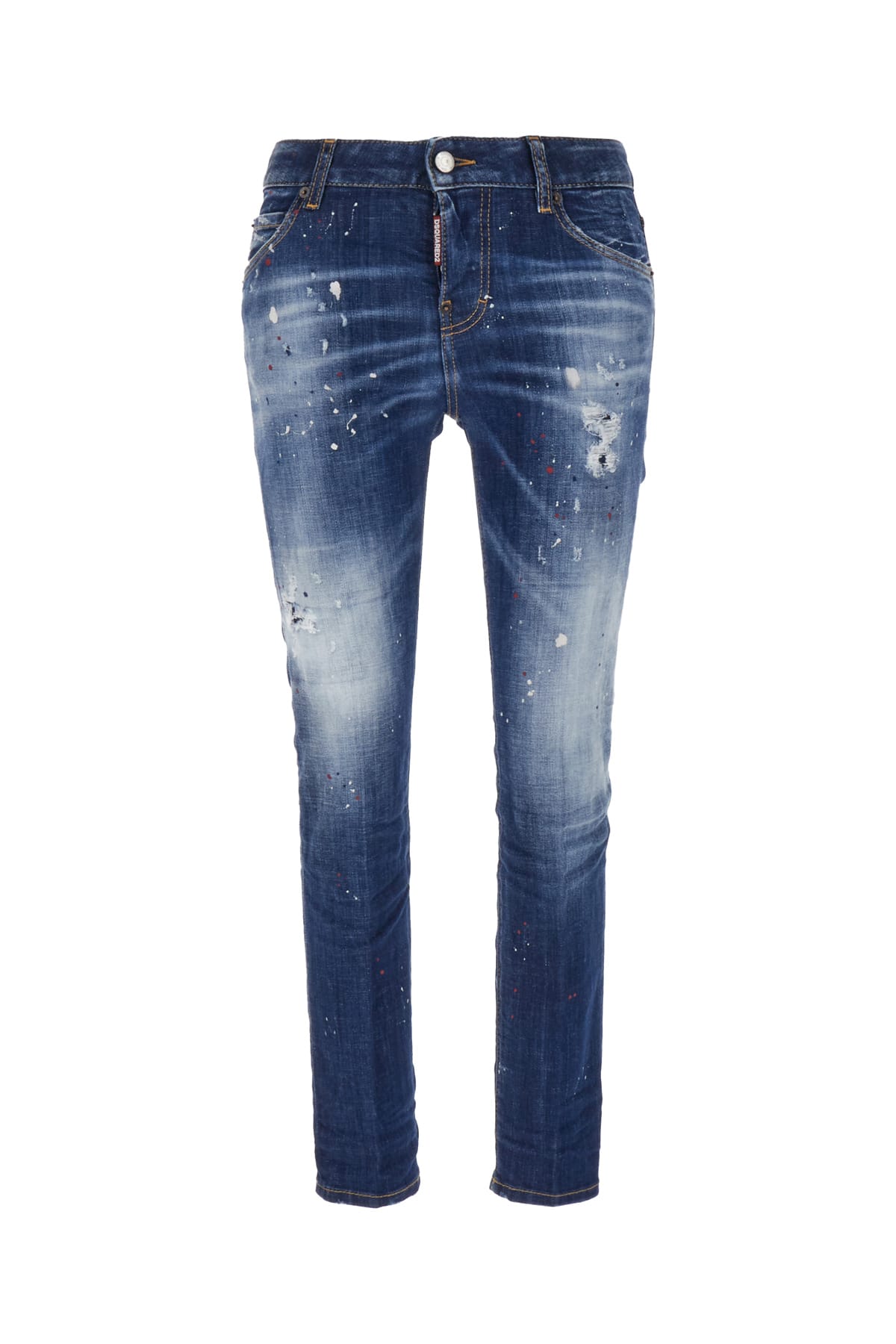 Shop Dsquared2 Stretch Denim Cool Girl Jeans In 470