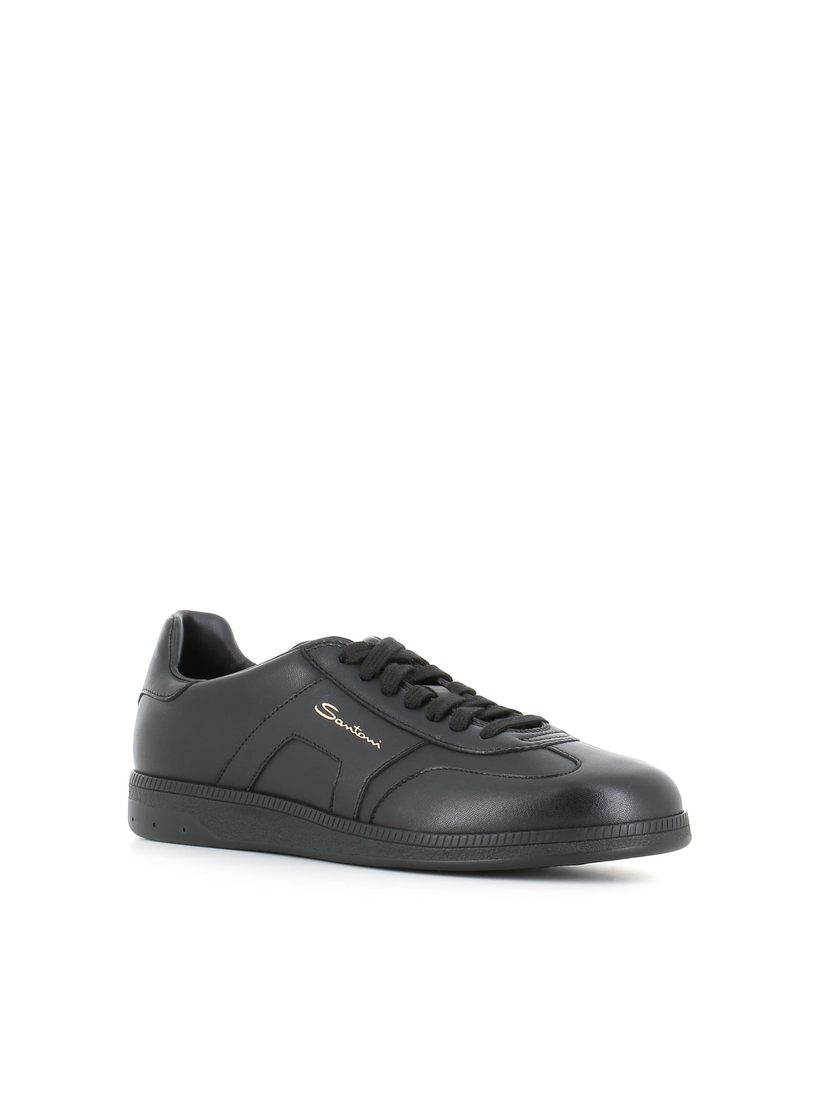 Santoni Sneaker Dbs Oly In Black
