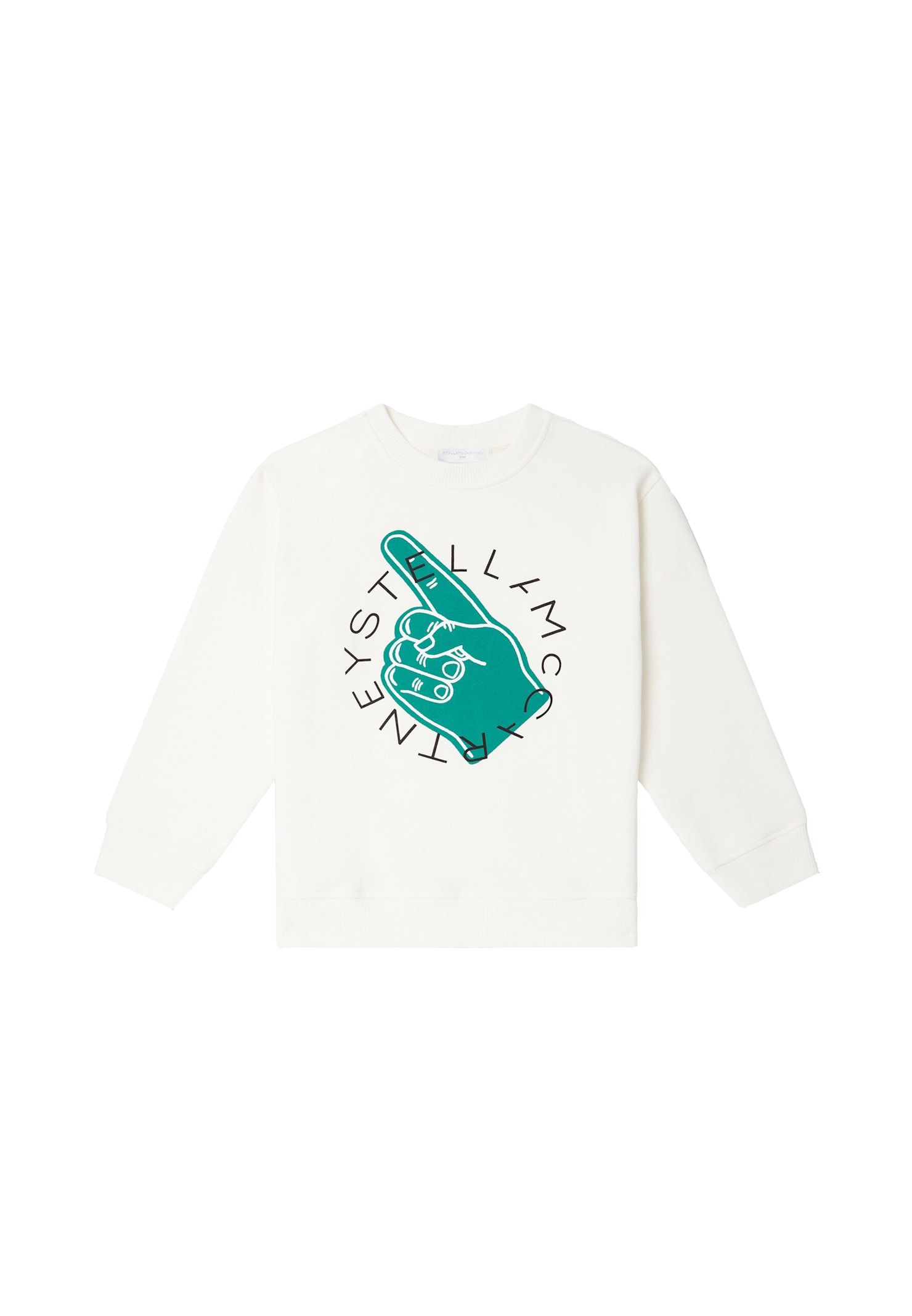 Stella Mccartney White Sweatshirt For Boy With Logo In White
