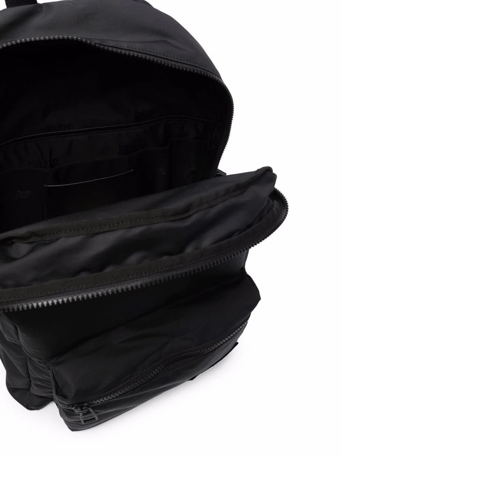 Shop Alexander Mcqueen Logo Backpack In Black