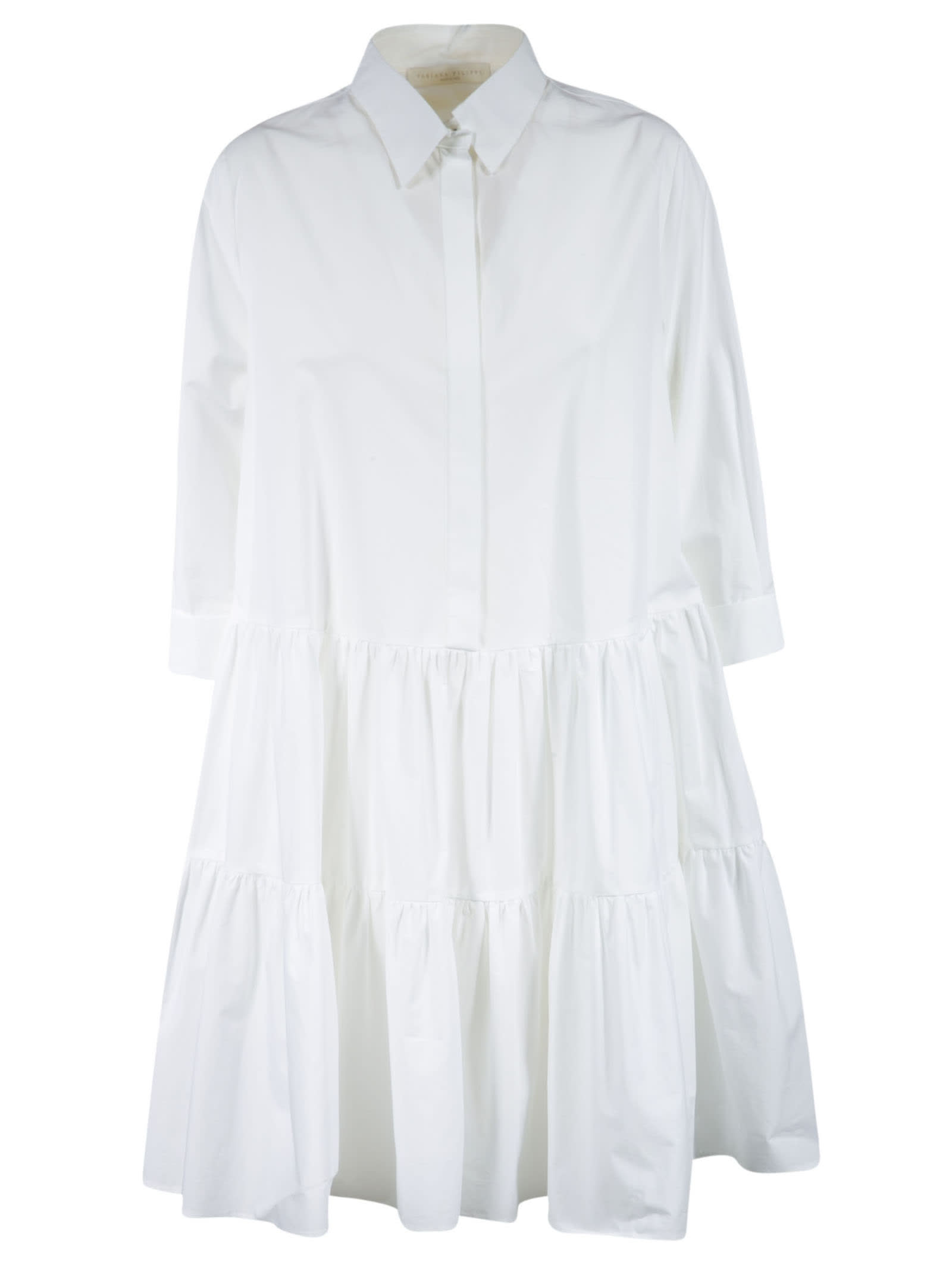 Photo of  Fabiana Filippi Short Shirt Dress- shop Fabiana Filippi Dresses online sales