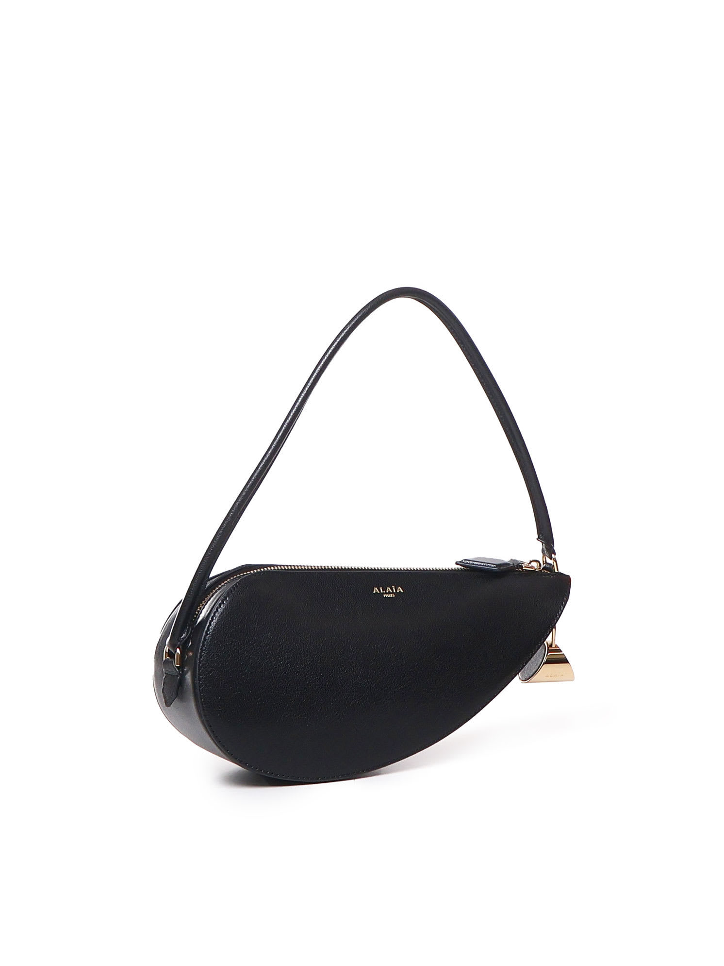 Shop Alaïa Le Demi Coeur Bag In Black