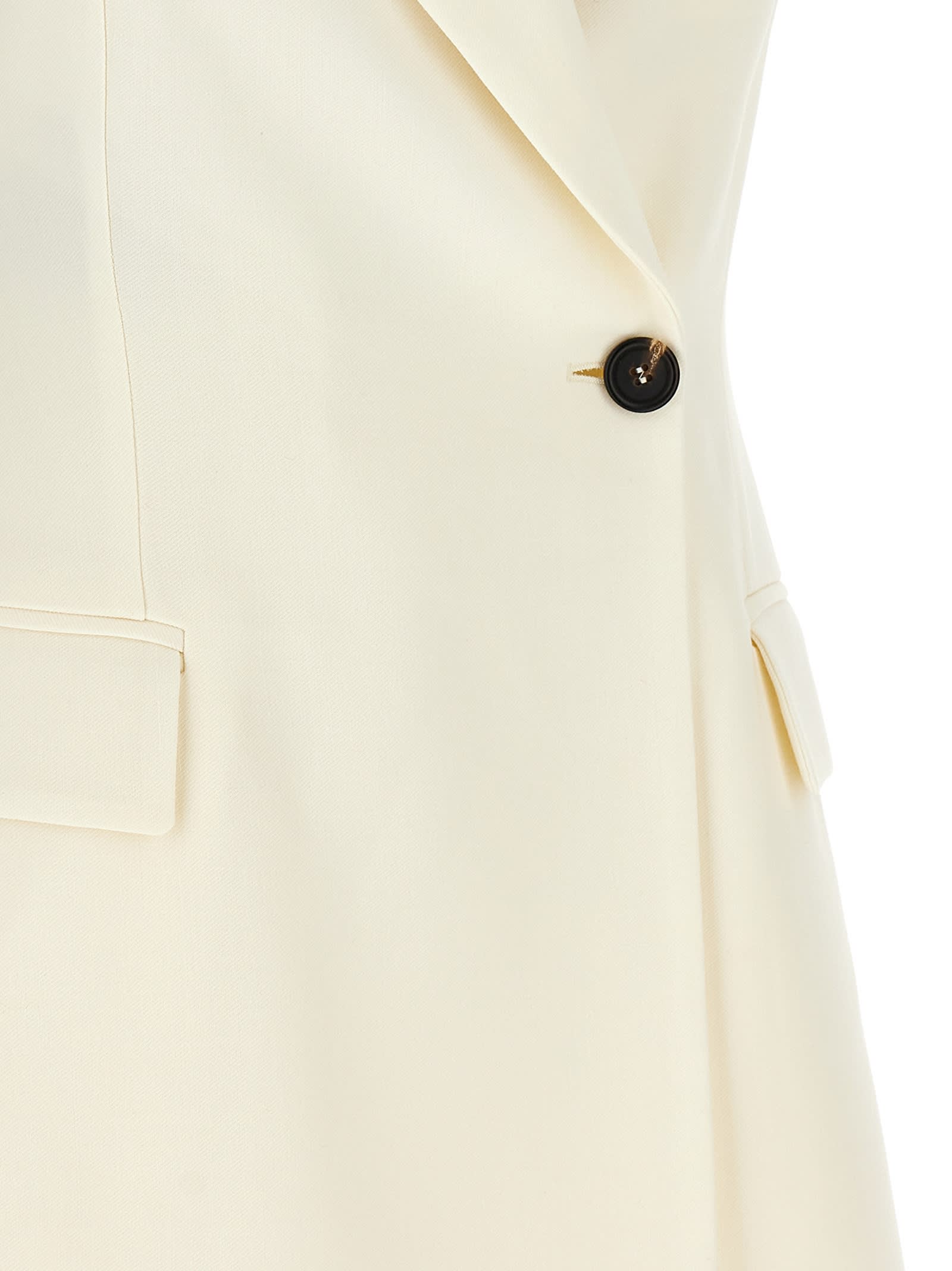 Shop Brunello Cucinelli Double-breasted Vest In White