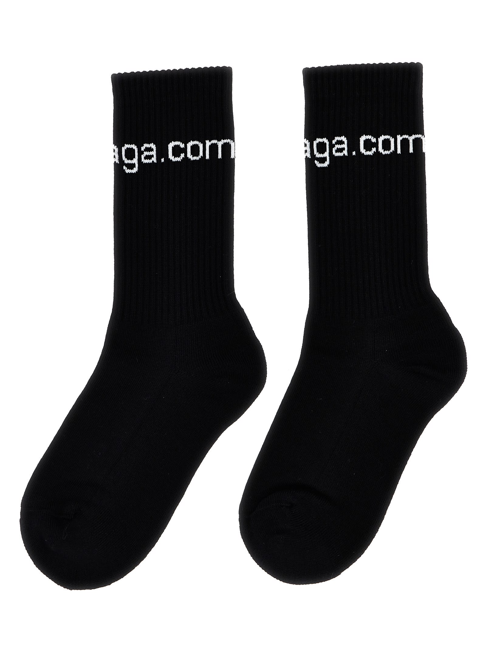 Shop Balenciaga .com Socks In Black