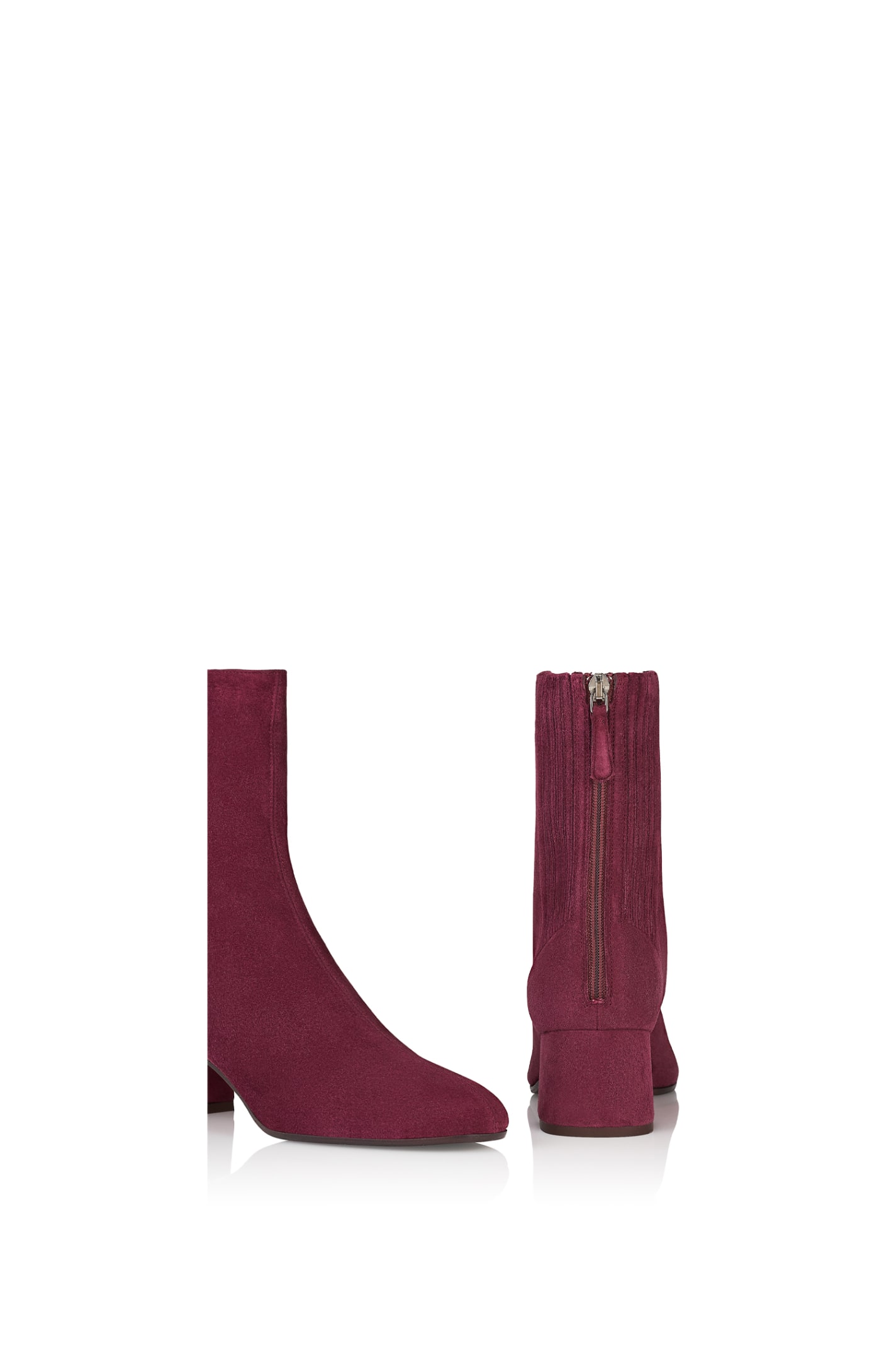 Shop Aquazzura Saint Honore Boots In Purple