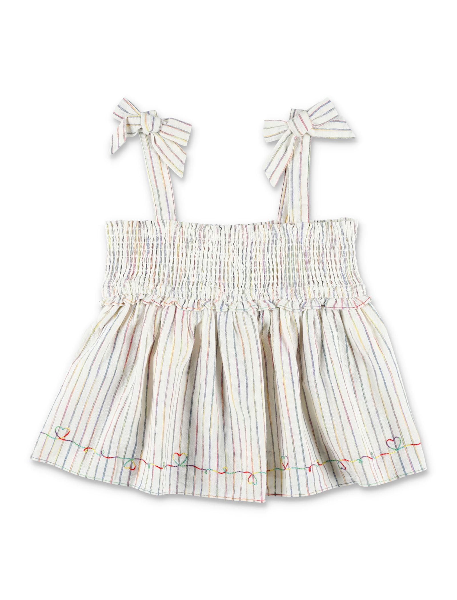 Zimmermann Rhiannon Kids Denim Top In White