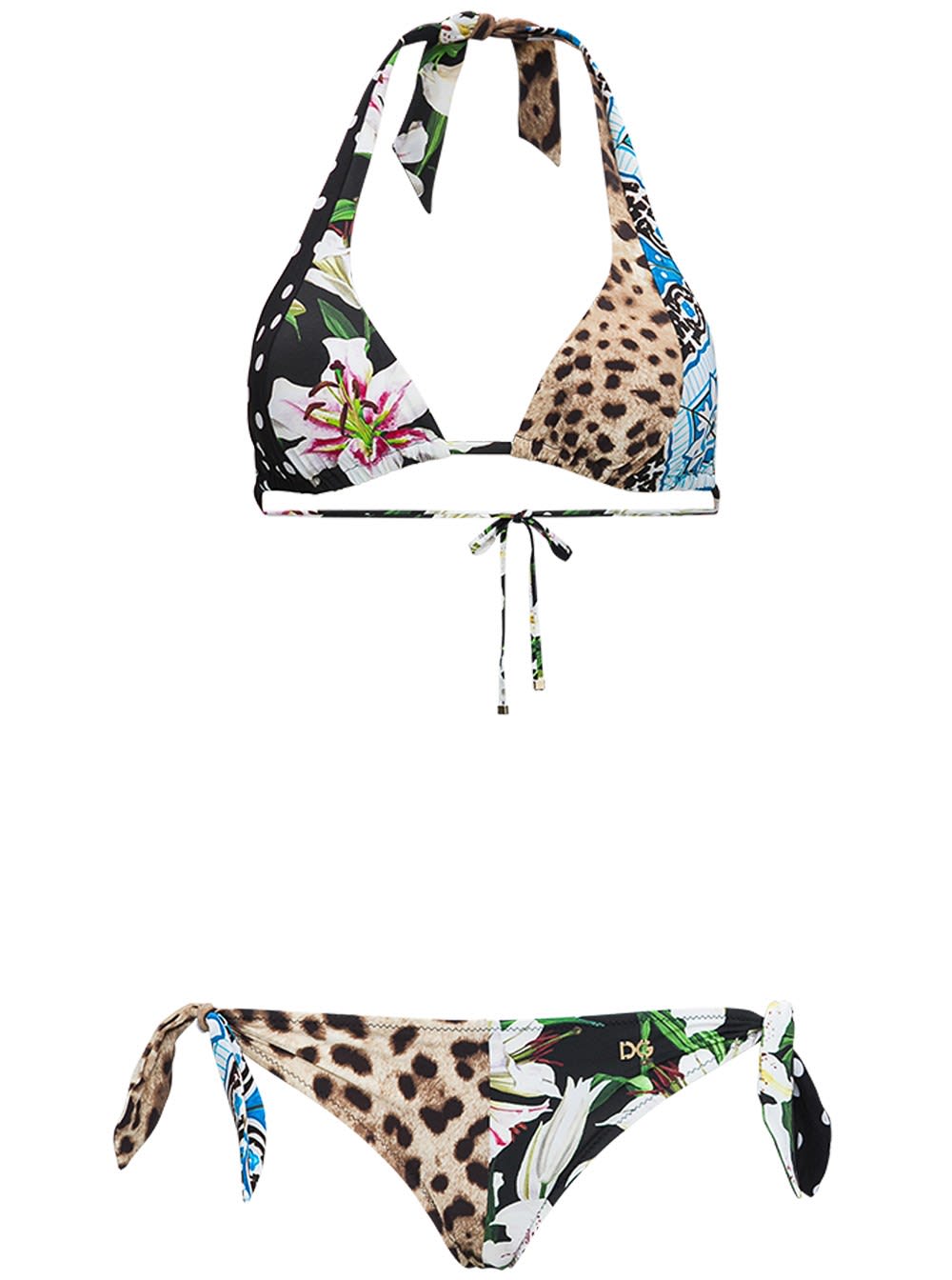 Dolce & Gabbana Lycra Patchwork Bikini