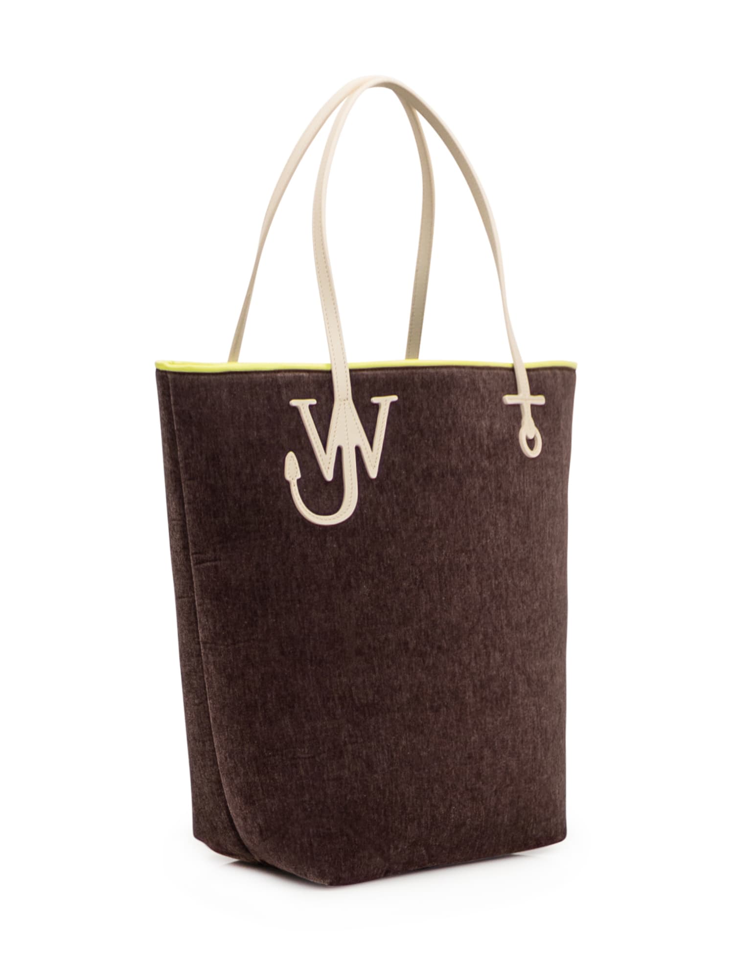 Shop Jw Anderson Tall Anchor Tote Bag In Khaki