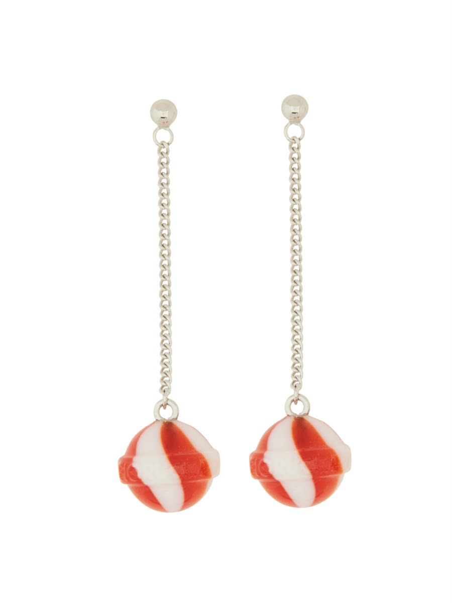 Shop Fiorucci Lollipop Mini Earrings In Multicolour