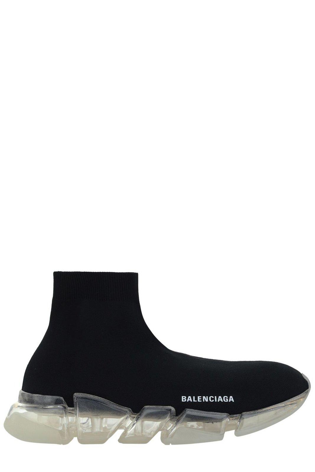 Shop Balenciaga Speed 2.0 Sneakers In Black