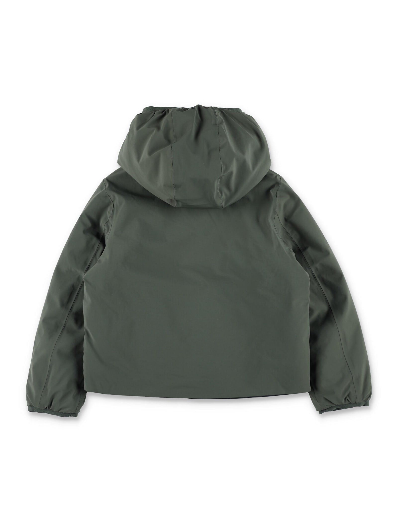 K-way Jack St Warm Reversible Jacket For Kids In Green