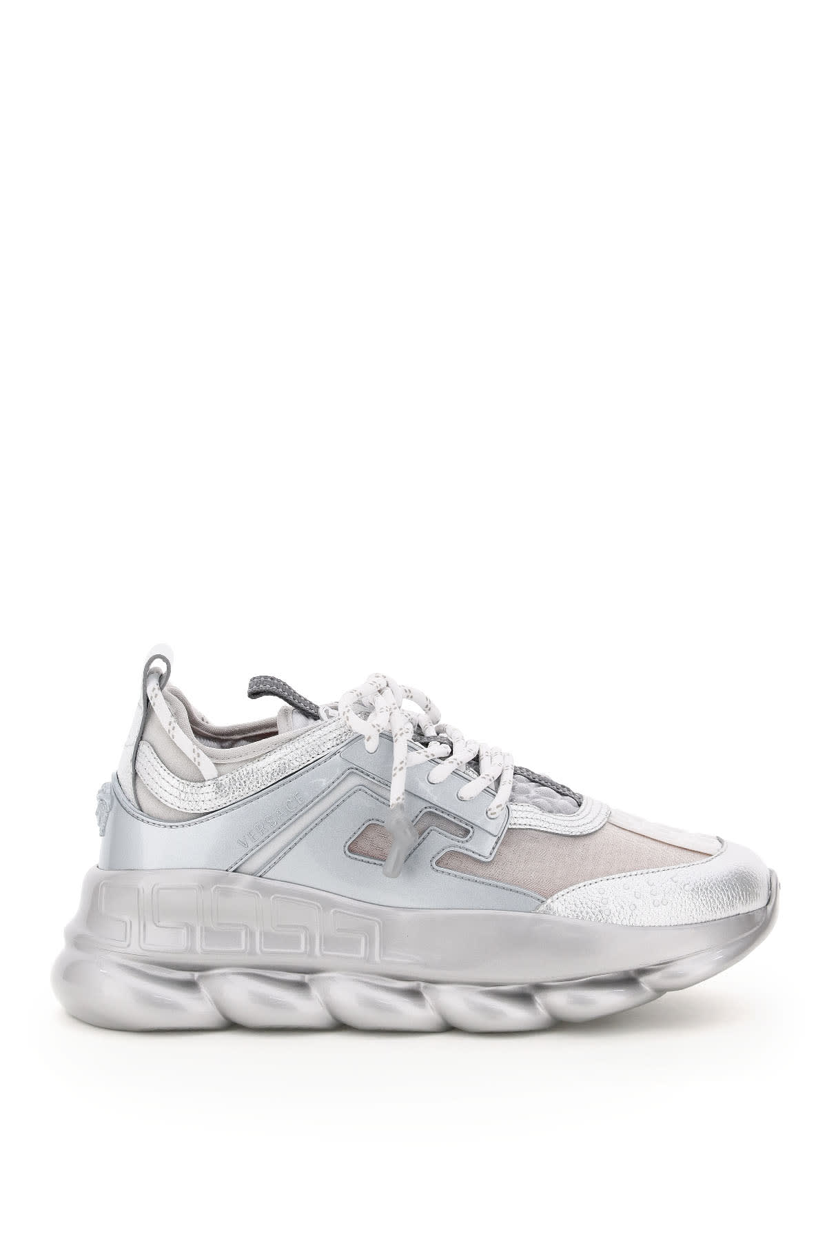 Versace Silver Chain Reaction Sneakers