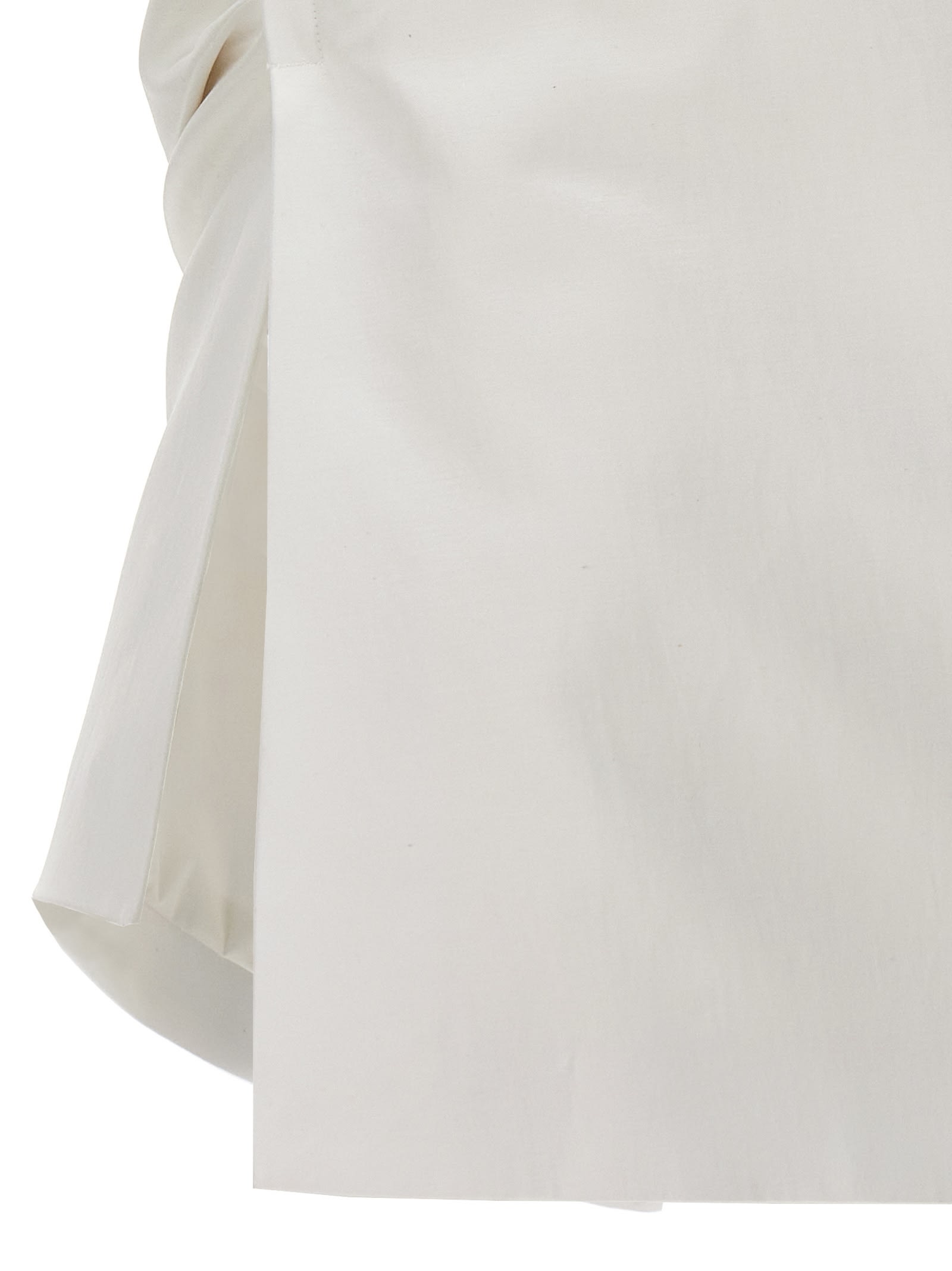 Sportmax White Adda Bustier Top In White