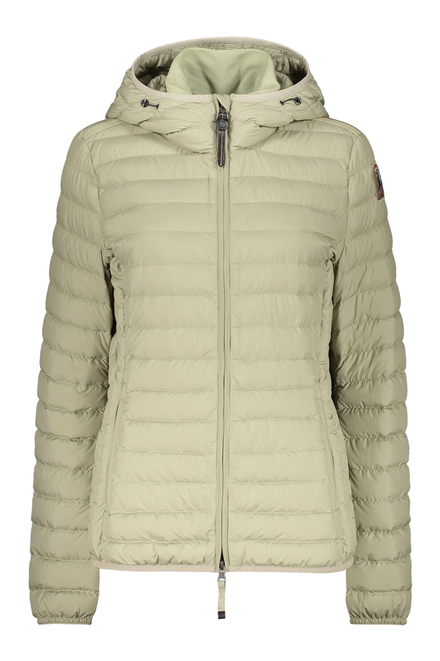 Parajumpers Juliet Hooded Short Down Jacket In Green