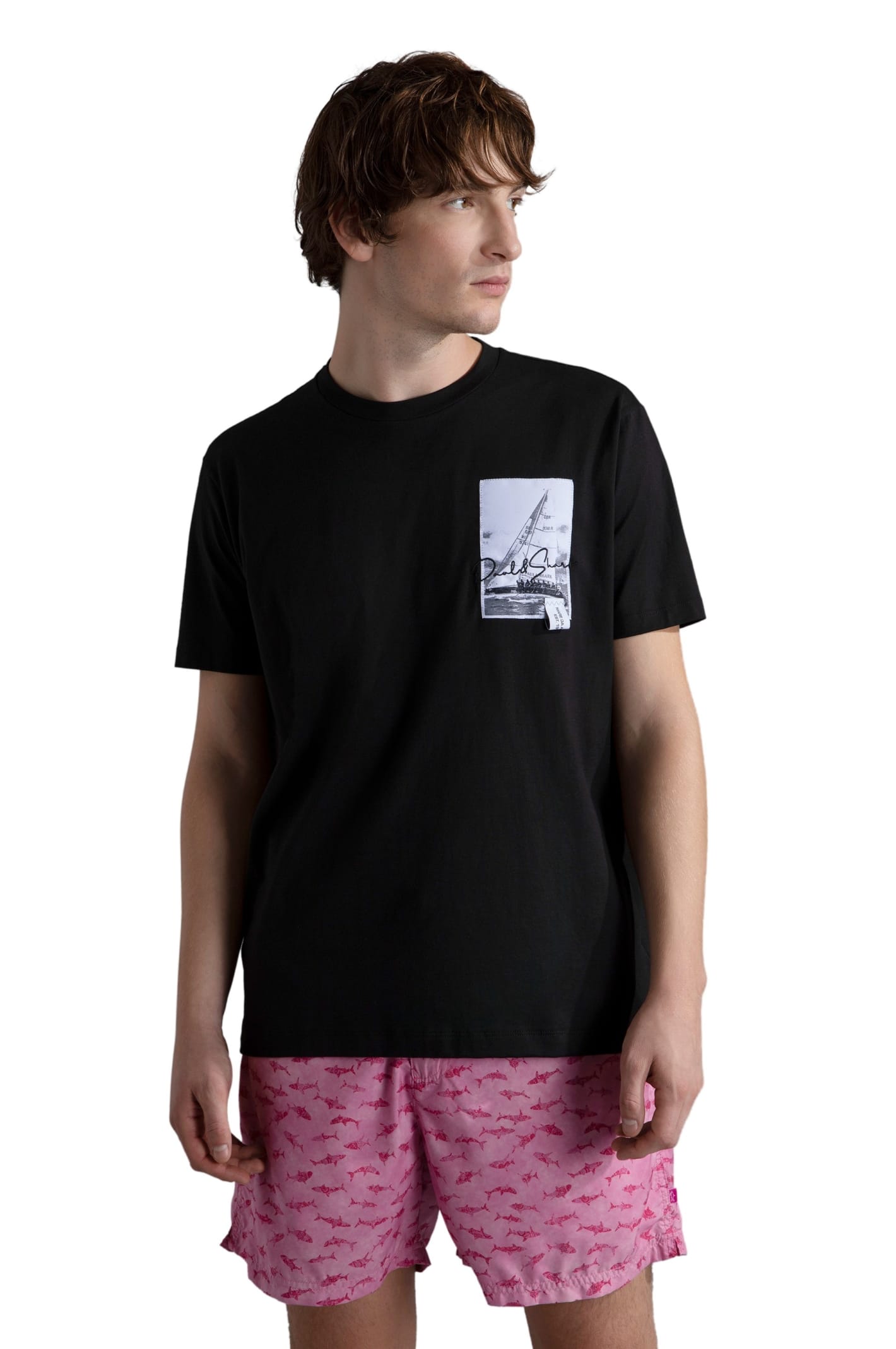 Shop Paul&amp;shark Tshirt In Black