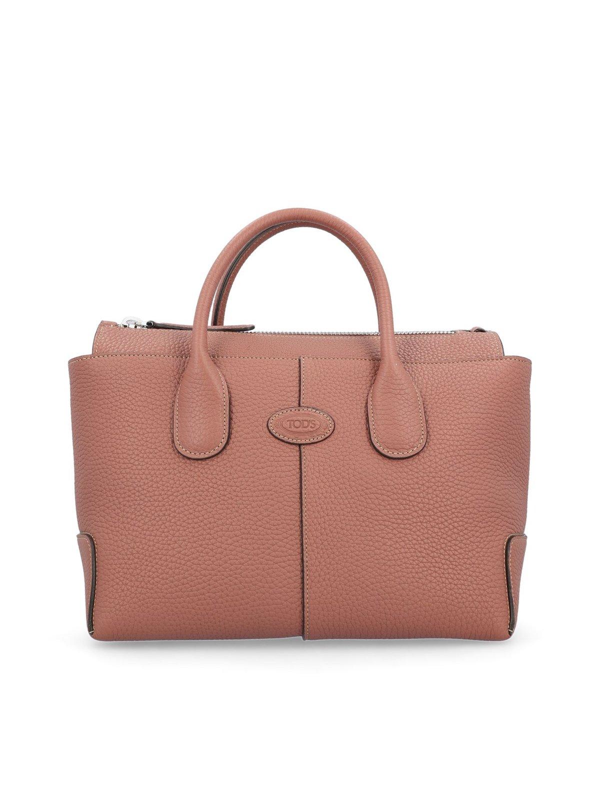 Tod's Lilac Leather Happy Shopping Piccola Bag - Yoogi's Closet