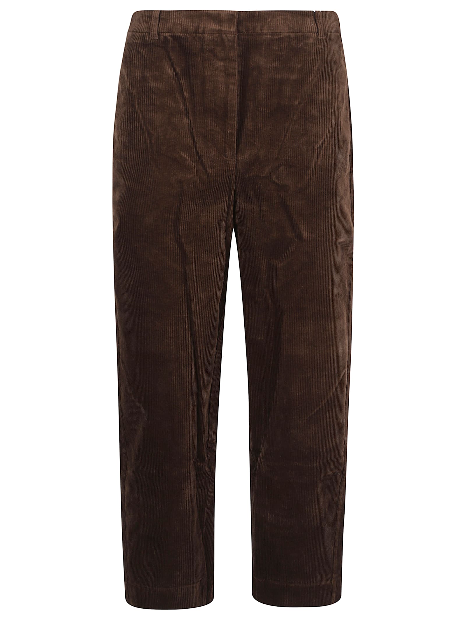 Tommy Hilfiger Cotton Trousers In Brown