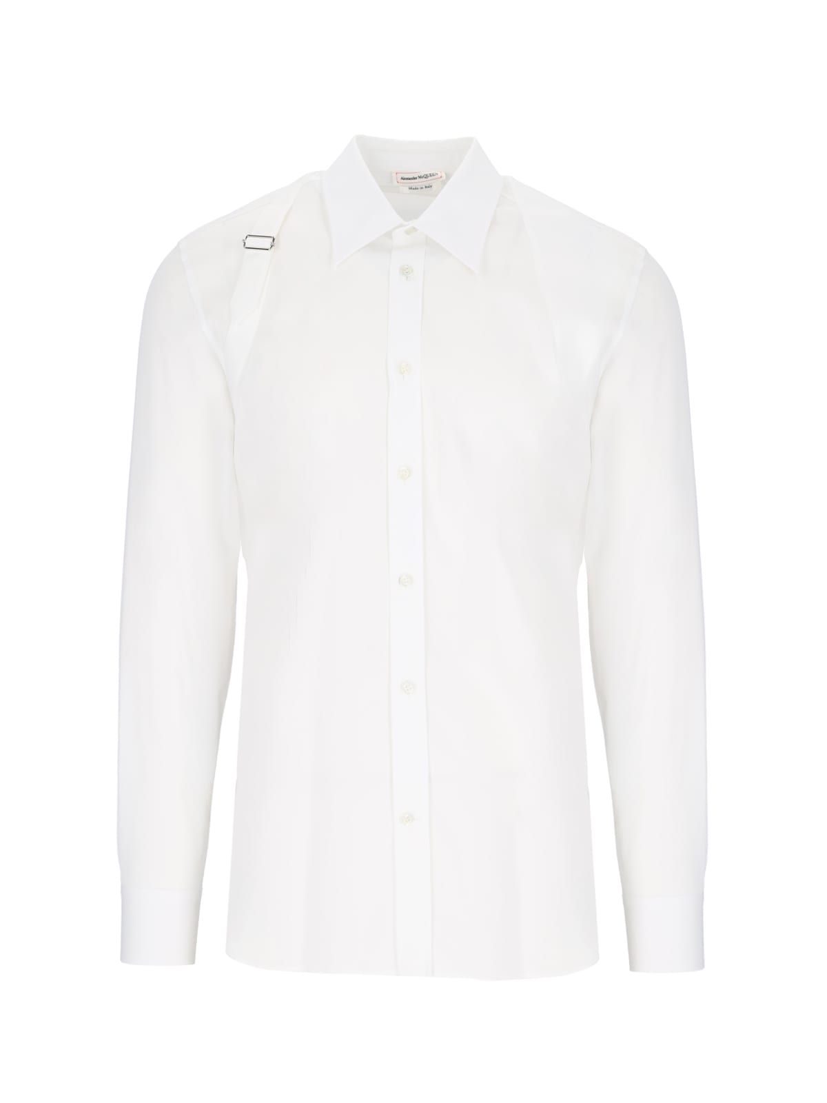 Shop Alexander Mcqueen Harness Shirt In White