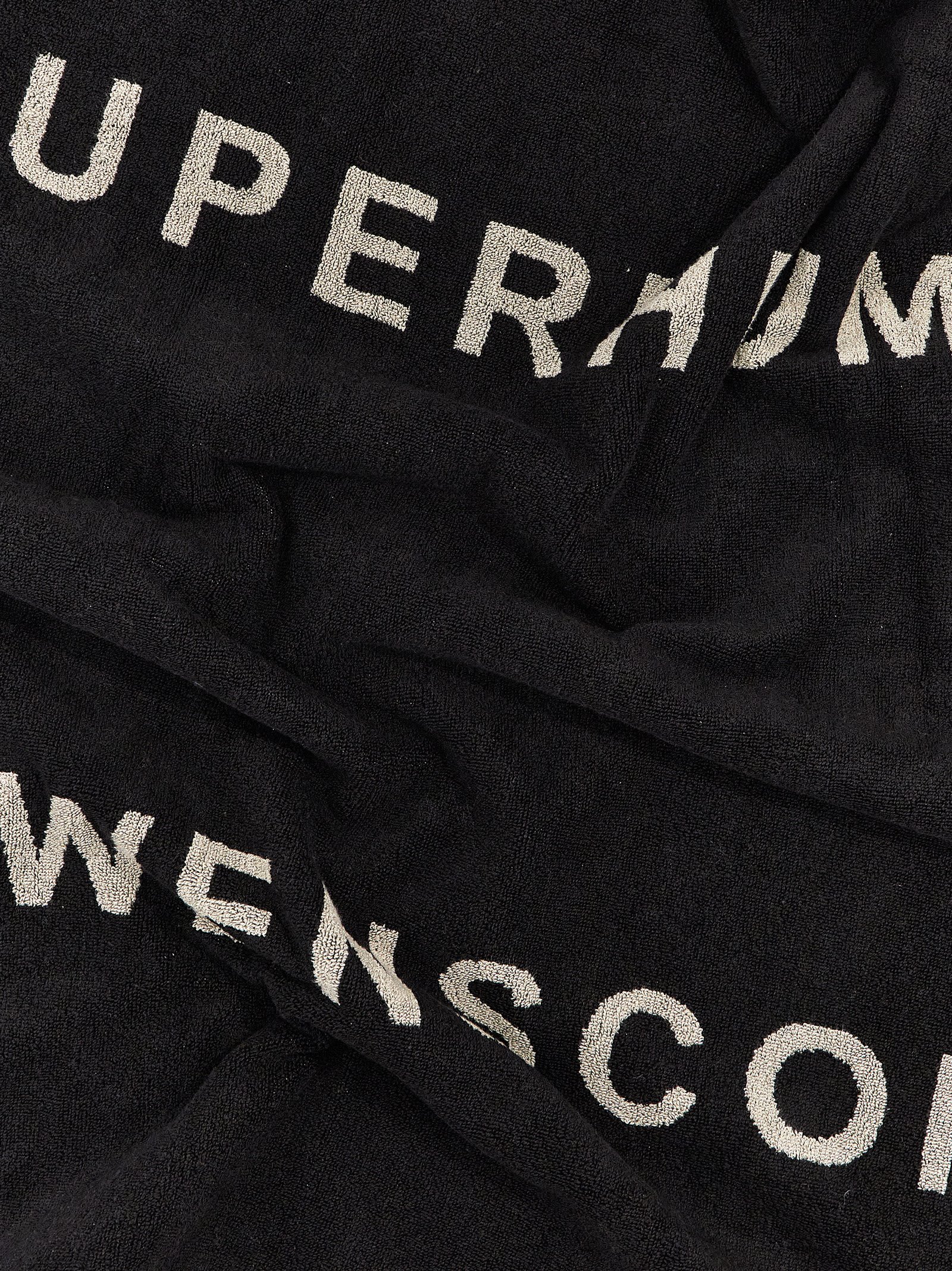 Rick Owens Beach Towel Written In Black