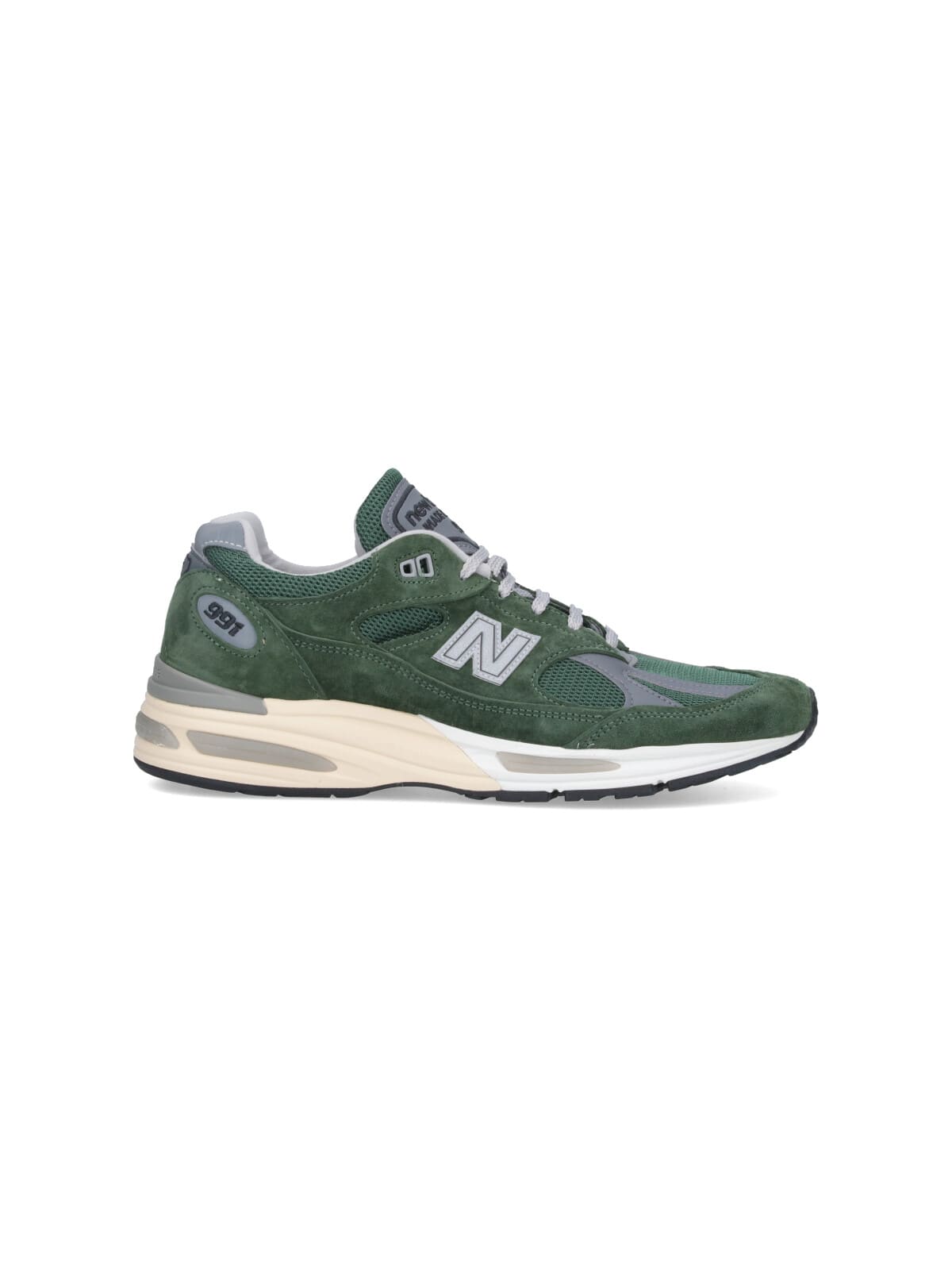 Shop New Balance Made In Uk 991v2 Sneakers In Green