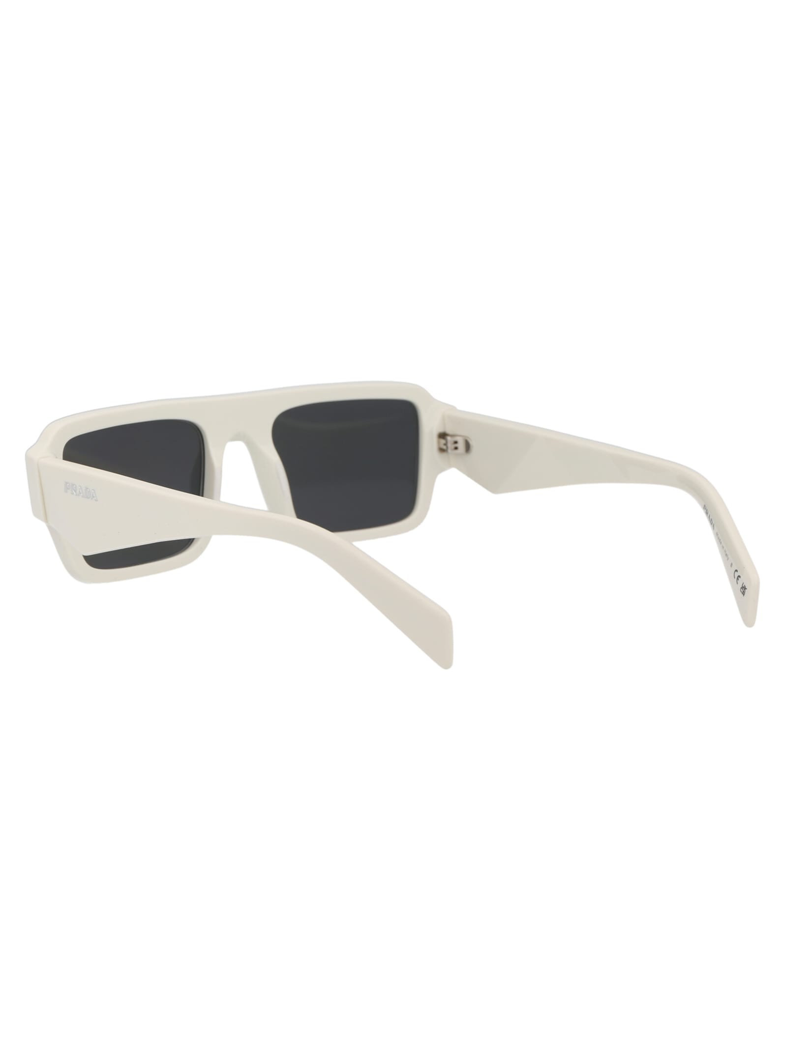 Shop Prada 0pr A05s Sunglasses In 17k08z White