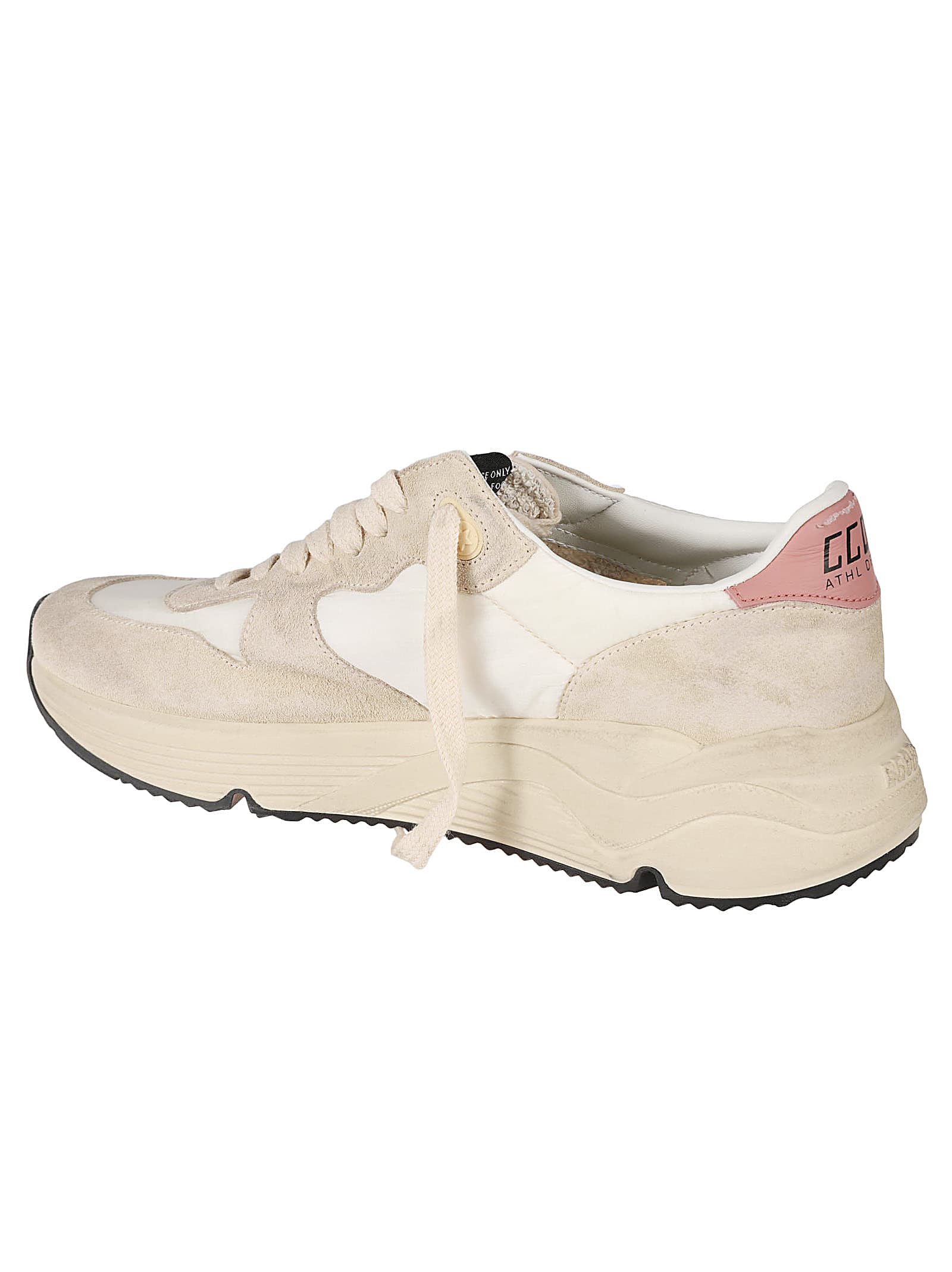 Shop Golden Goose Running Sole Sneakers In Pink