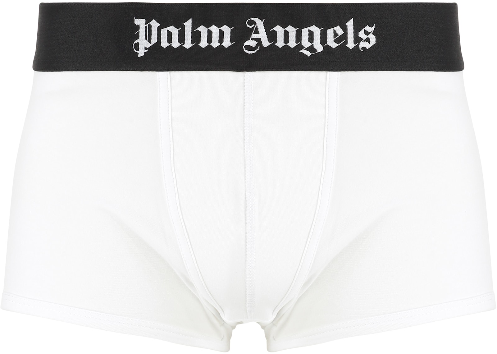 Palm Angels Cotton Boxer Duo Logo Band In Animal Print